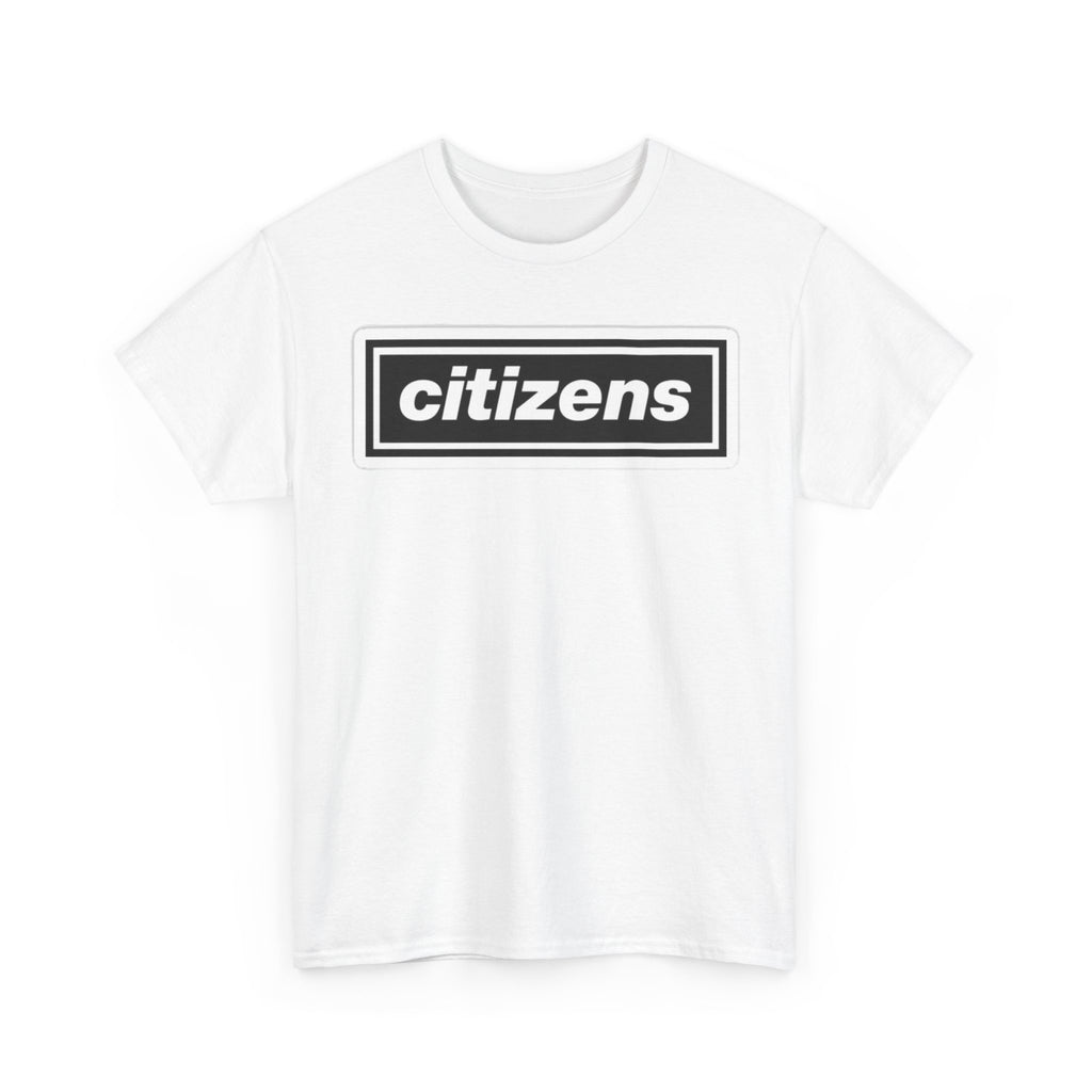 Citizens Manchester City Logo T-Shirt — Minimal Retro Box-Logo Tee