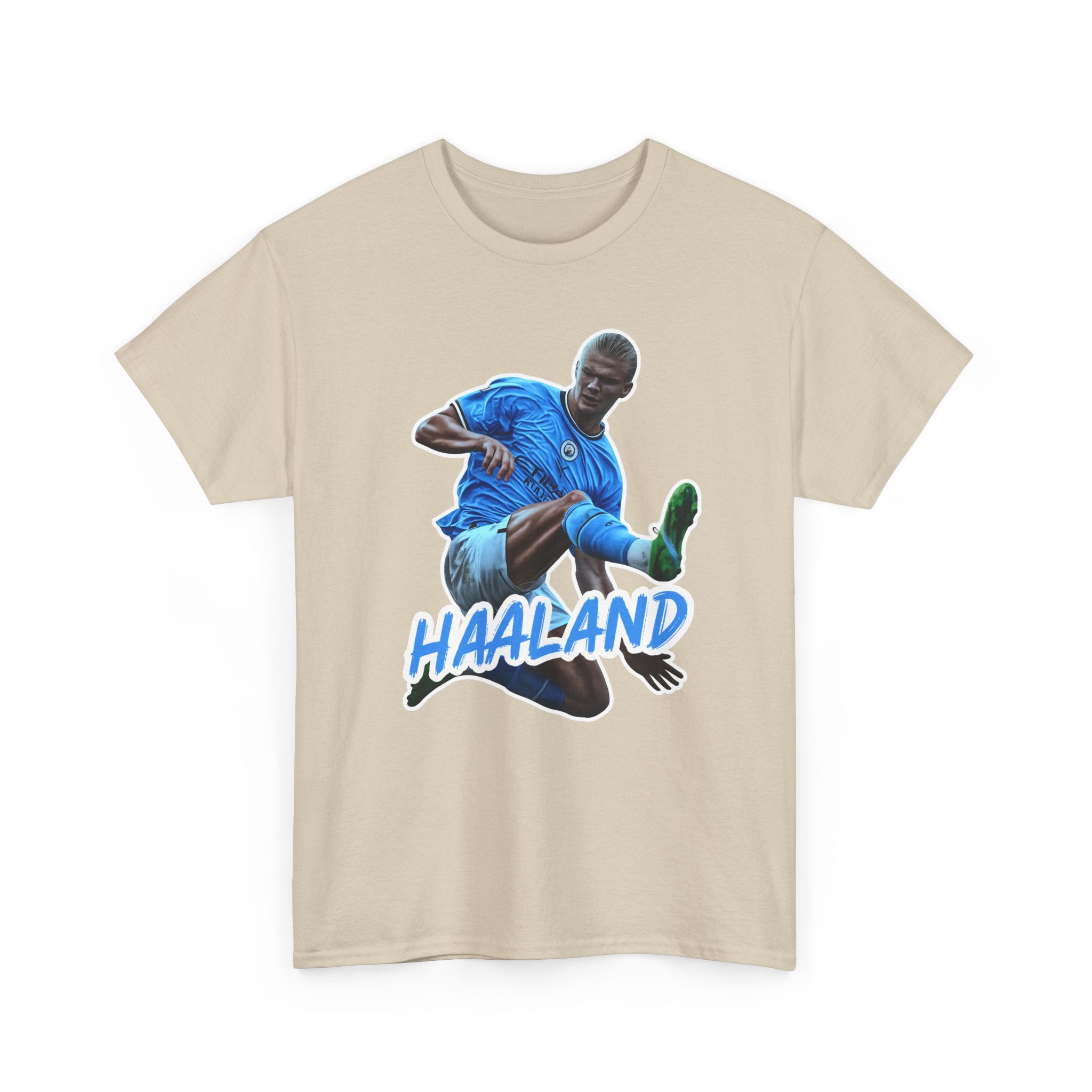 Erling Haaland Manchester City Soccer T‑Shirt – Dynamic Action Graphic Tee