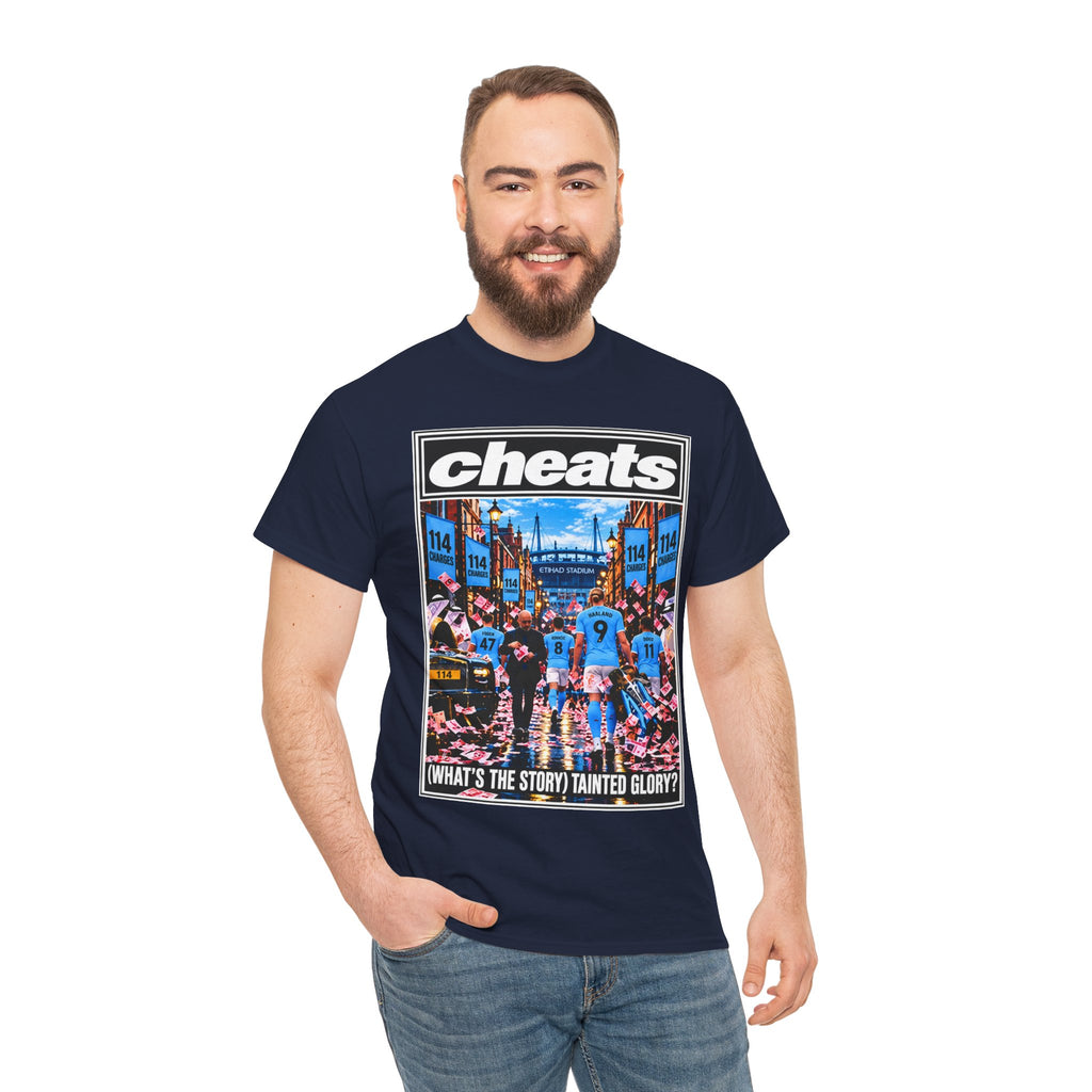 Cheats “What’s the Story? Tainted Glory?” Sports Graphic Cotton T-Shirt