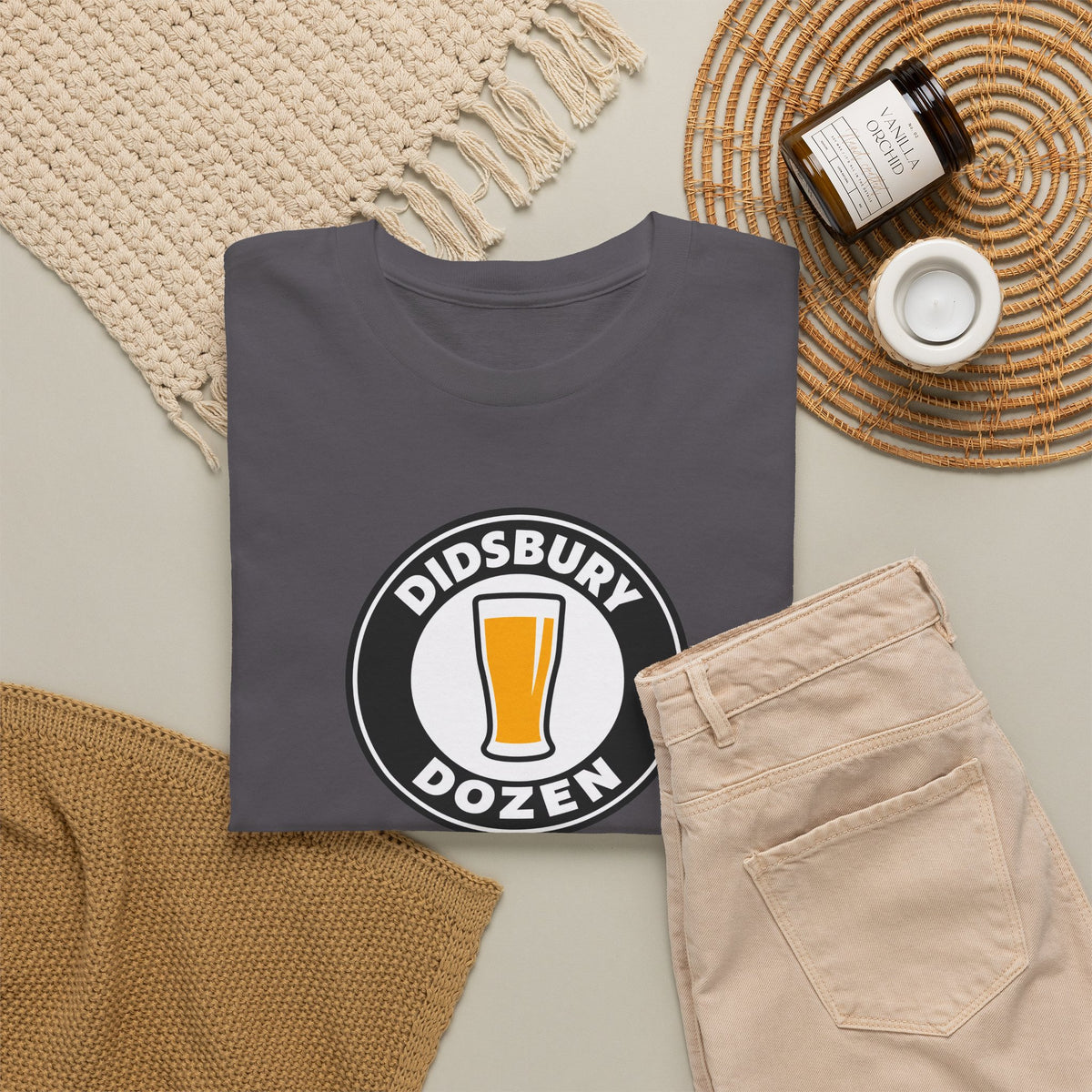 Didsbury Dozen Beer Logo Cotton T-Shirt / Tee