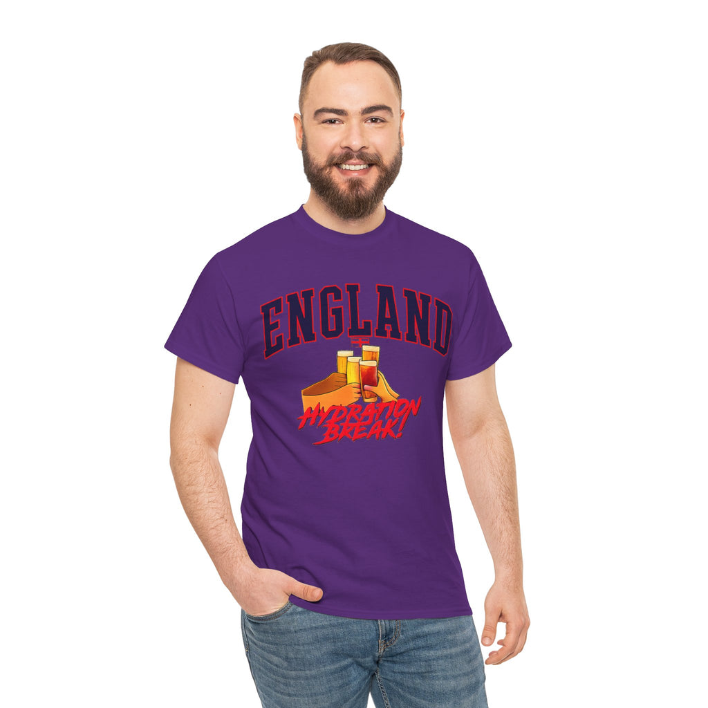 England Hydration Break T‑Shirt — "I'm Having an Hydration Break" Sports Tee