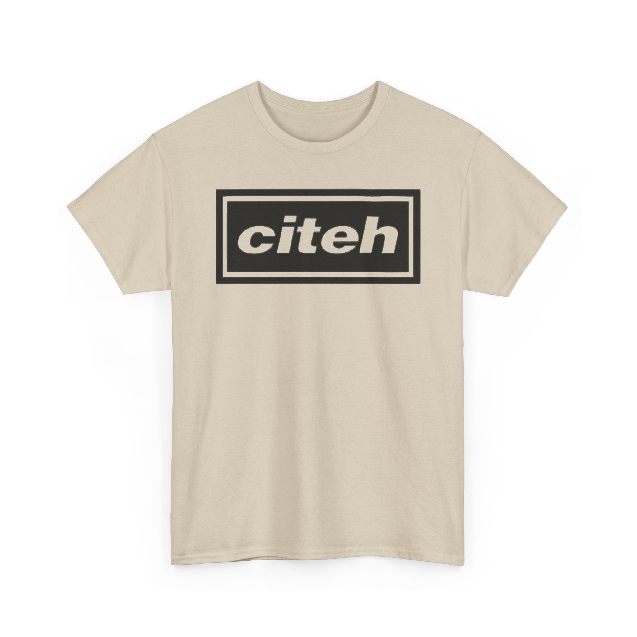 Manchester City Citeh Logo Tee — Minimalist Black Box Graphic T-Shirt