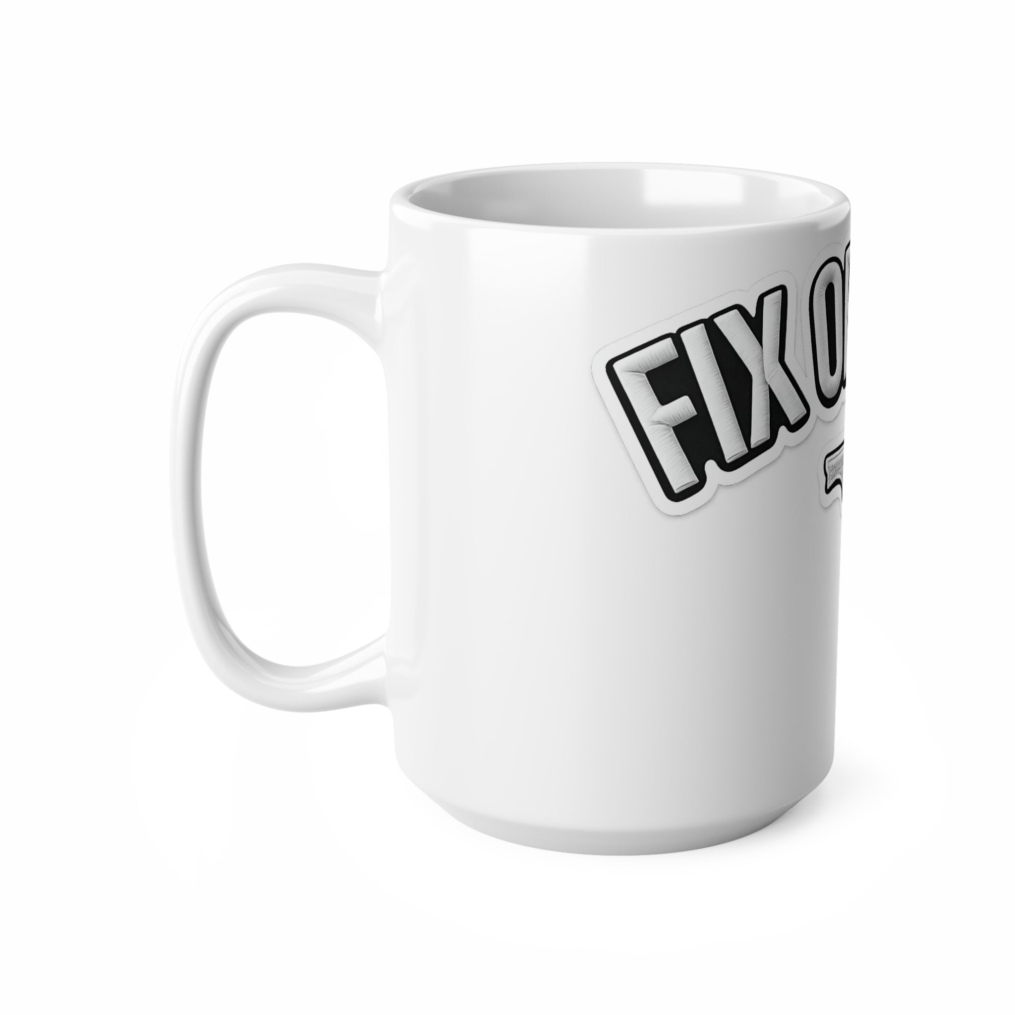 Fix Orlando Ceramic Coffee Mug — Florida State Map with Red Pin (11oz, 15oz)