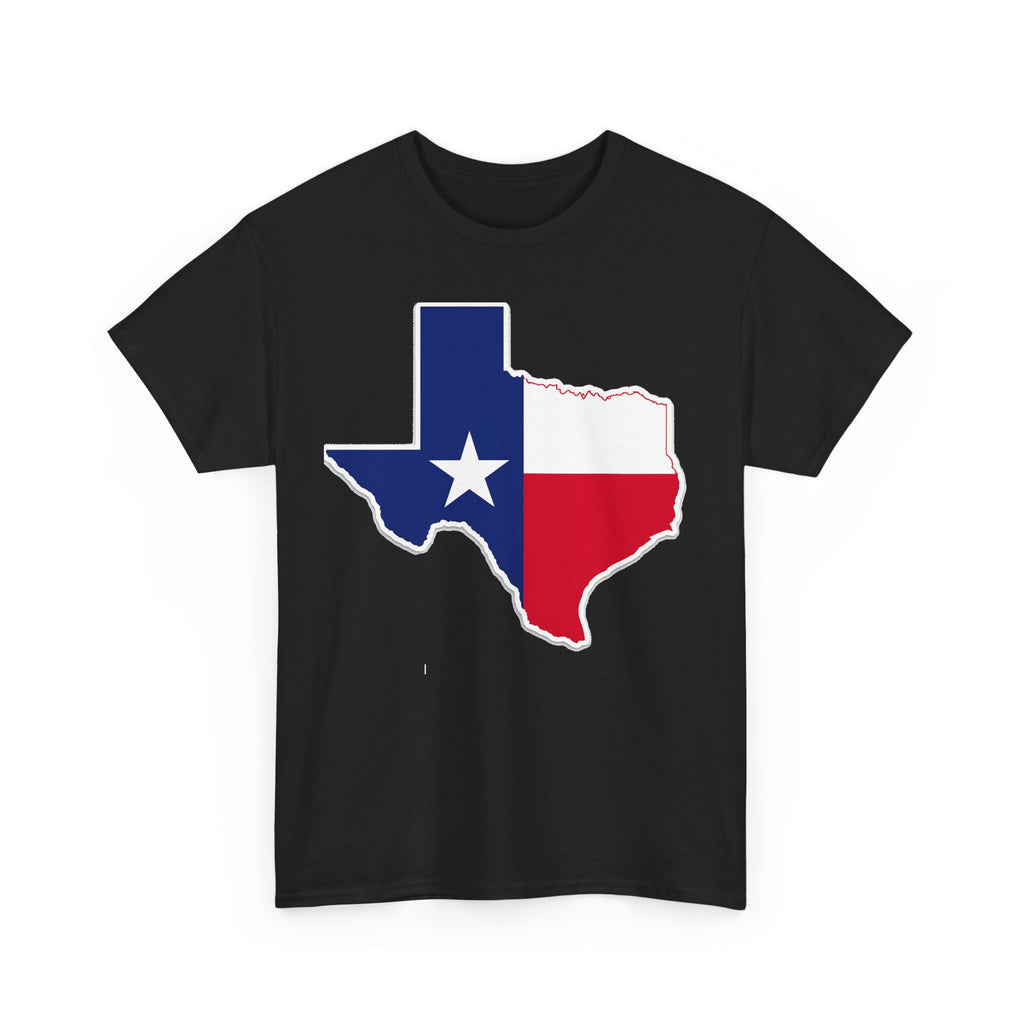 Texas Flag Outline T-Shirt — Lone Star State Pride Tee