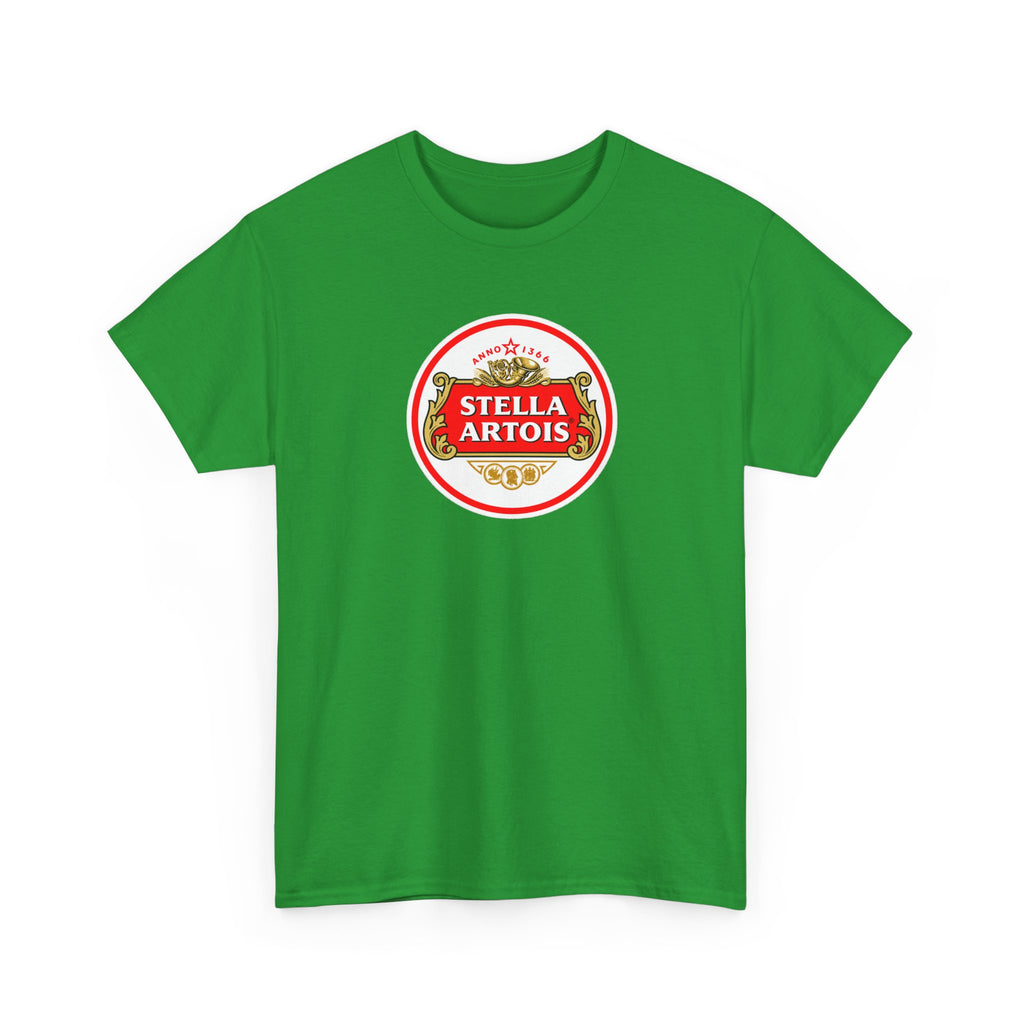 Beer Logo T-Shirt — Stella Artois Inspired Vintage Crest Tee