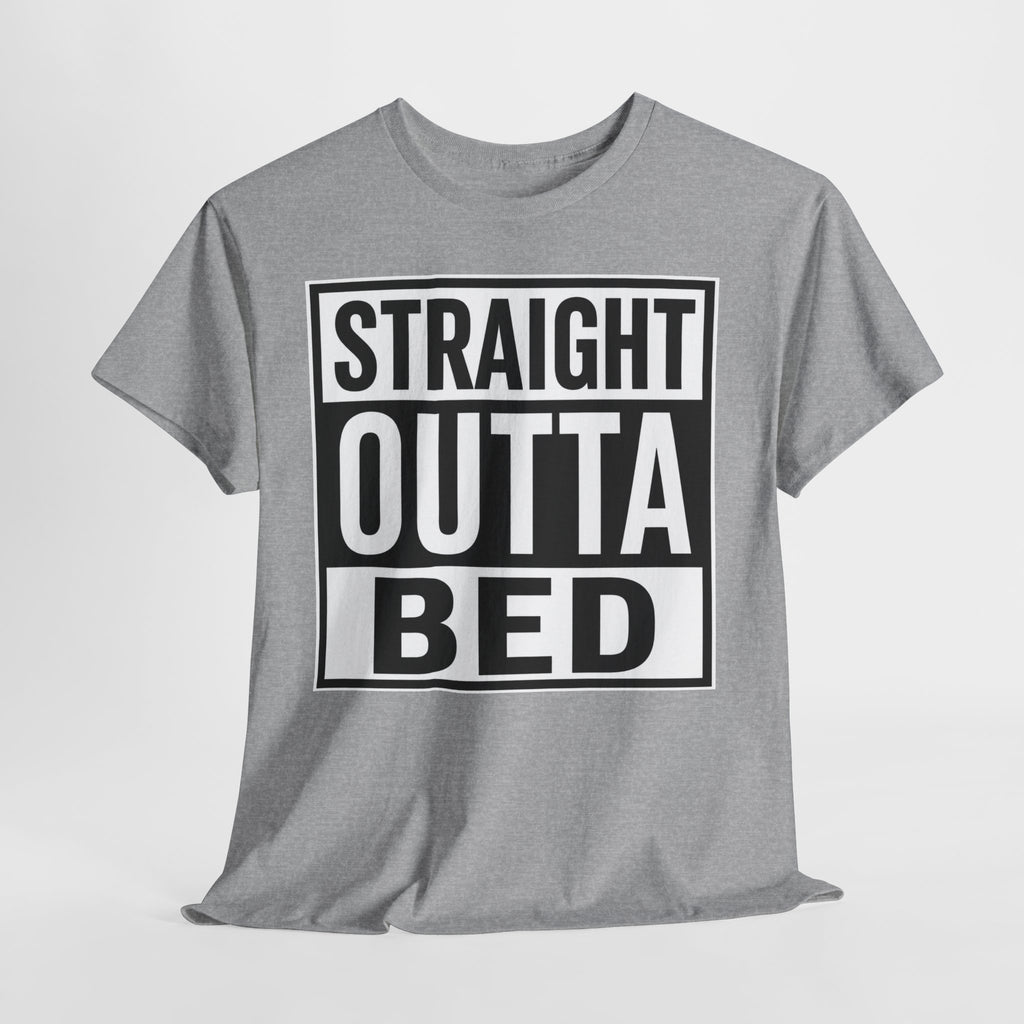 Straight Outta Bed T-Shirt — Funny Morning Graphic Tee
