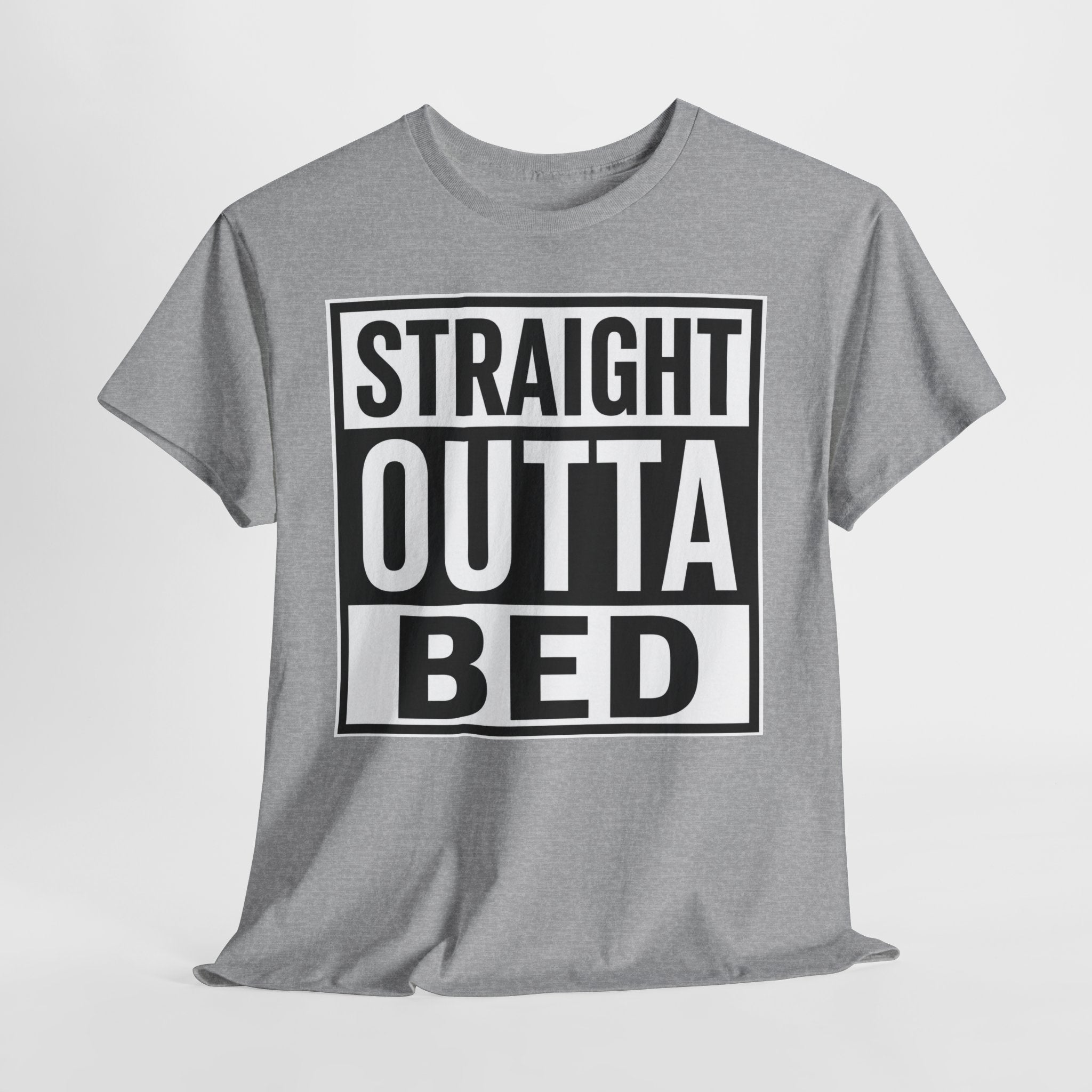 Straight Outta Bed T-Shirt — Funny Morning Graphic Tee