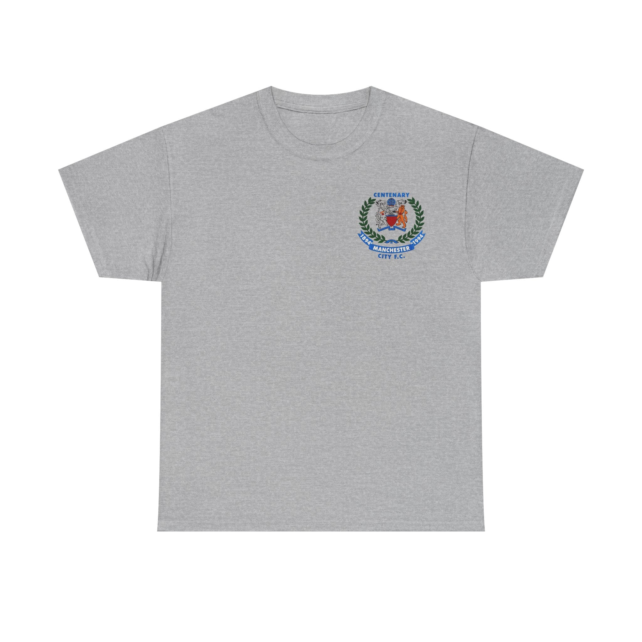 Manchester City F.C. Centenary Crest Tee — 1894–1994 Football Club Shirt