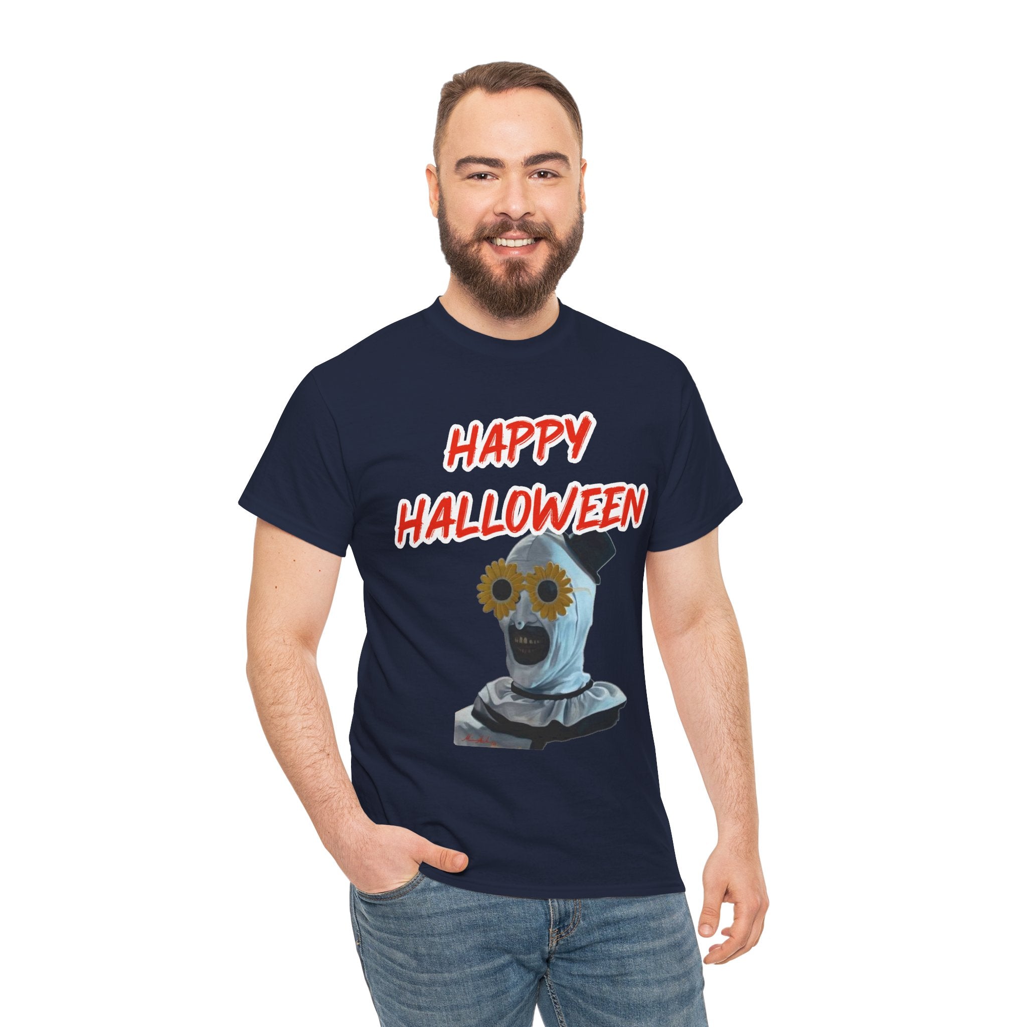 Happy Halloween Costume Mask T‑Shirt