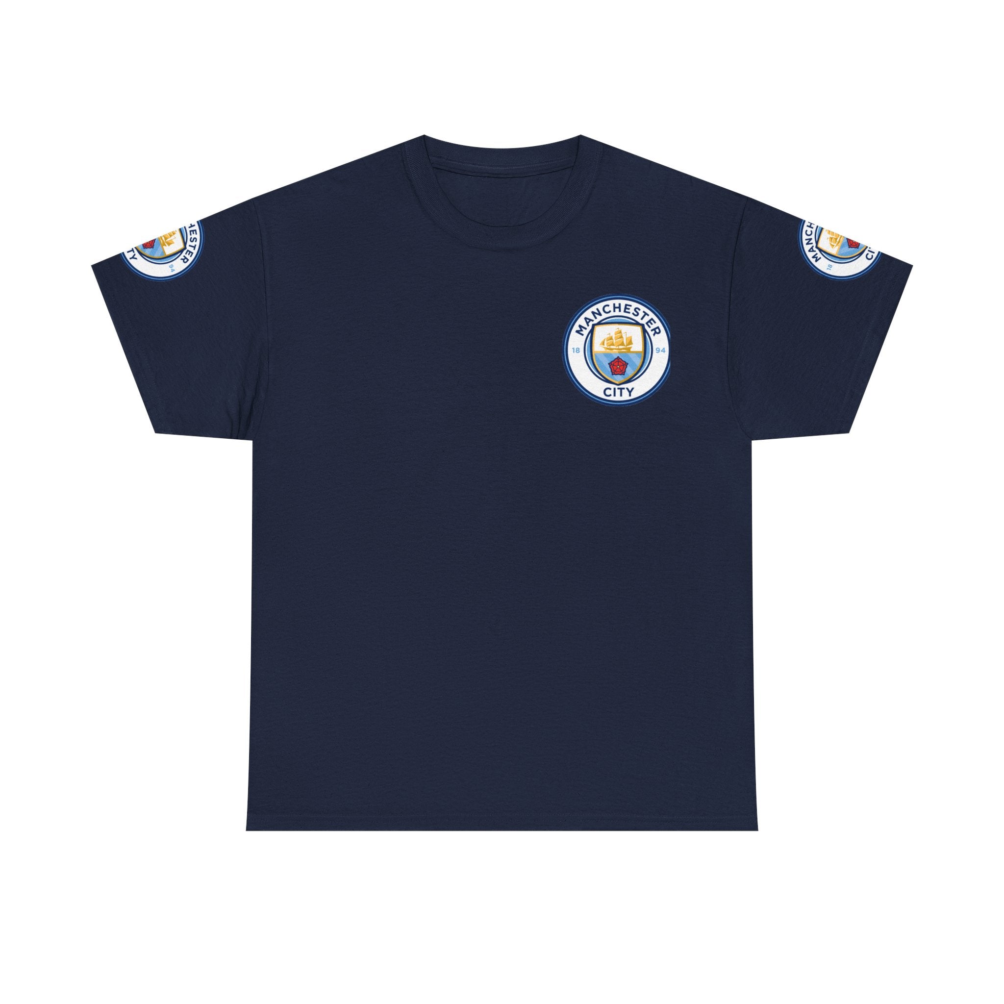 Manchester City Crest T-Shirt — Football Club Logo Tee