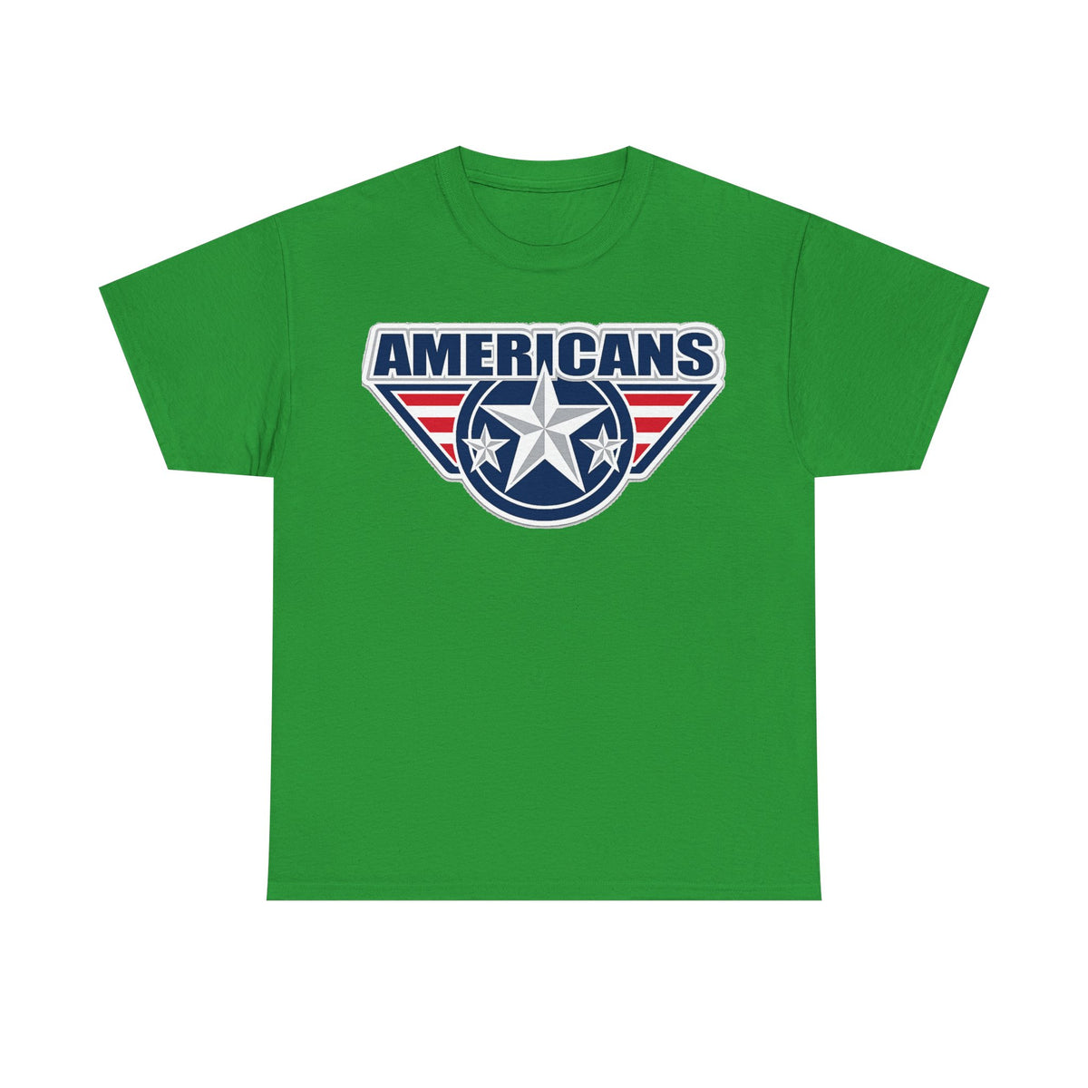 Americans Patriotic Star T‑Shirt — Red White Blue USA Graphic Tee