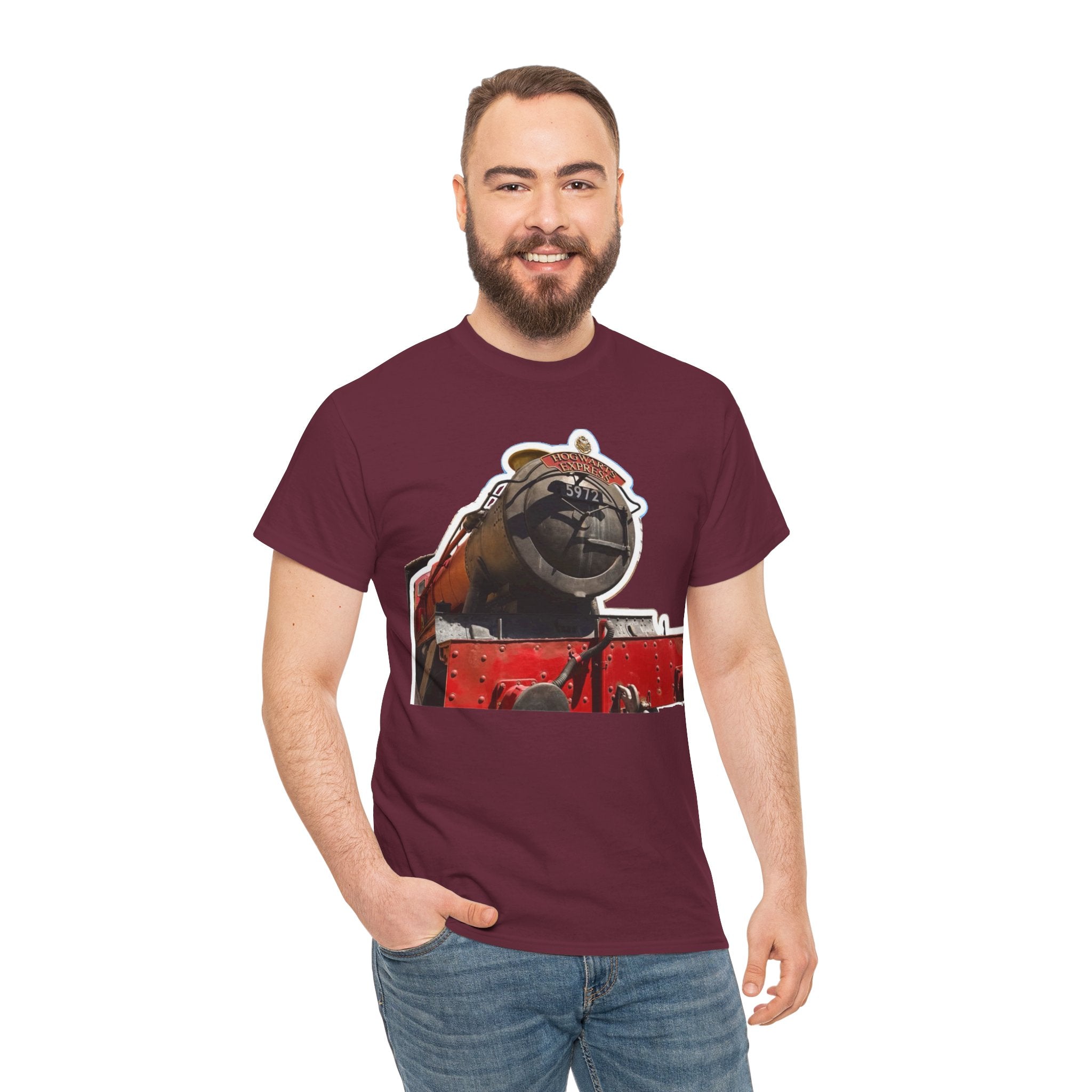 Hogwarts Express Steam Engine Train T-Shirt – Vintage Locomotive Graphic Tee