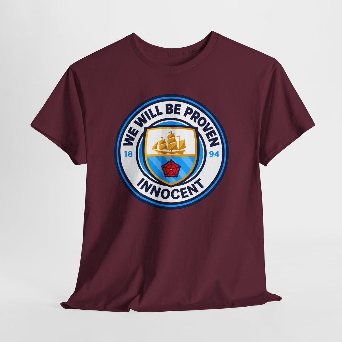 “We Will Be Proven Innocent” Justice Manchester City Cotton T-Shirt