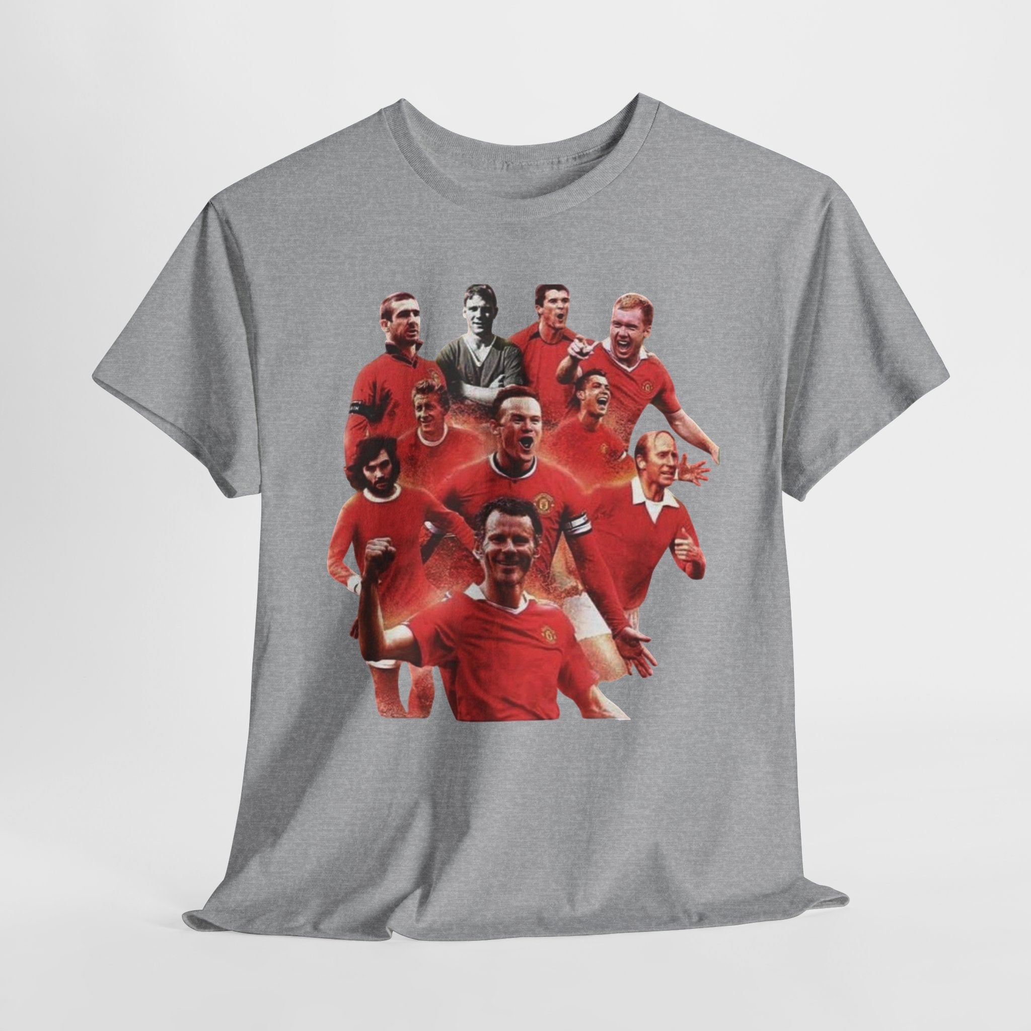 Manchester United Legends T‑Shirt — Retro Team Collage Football Tee