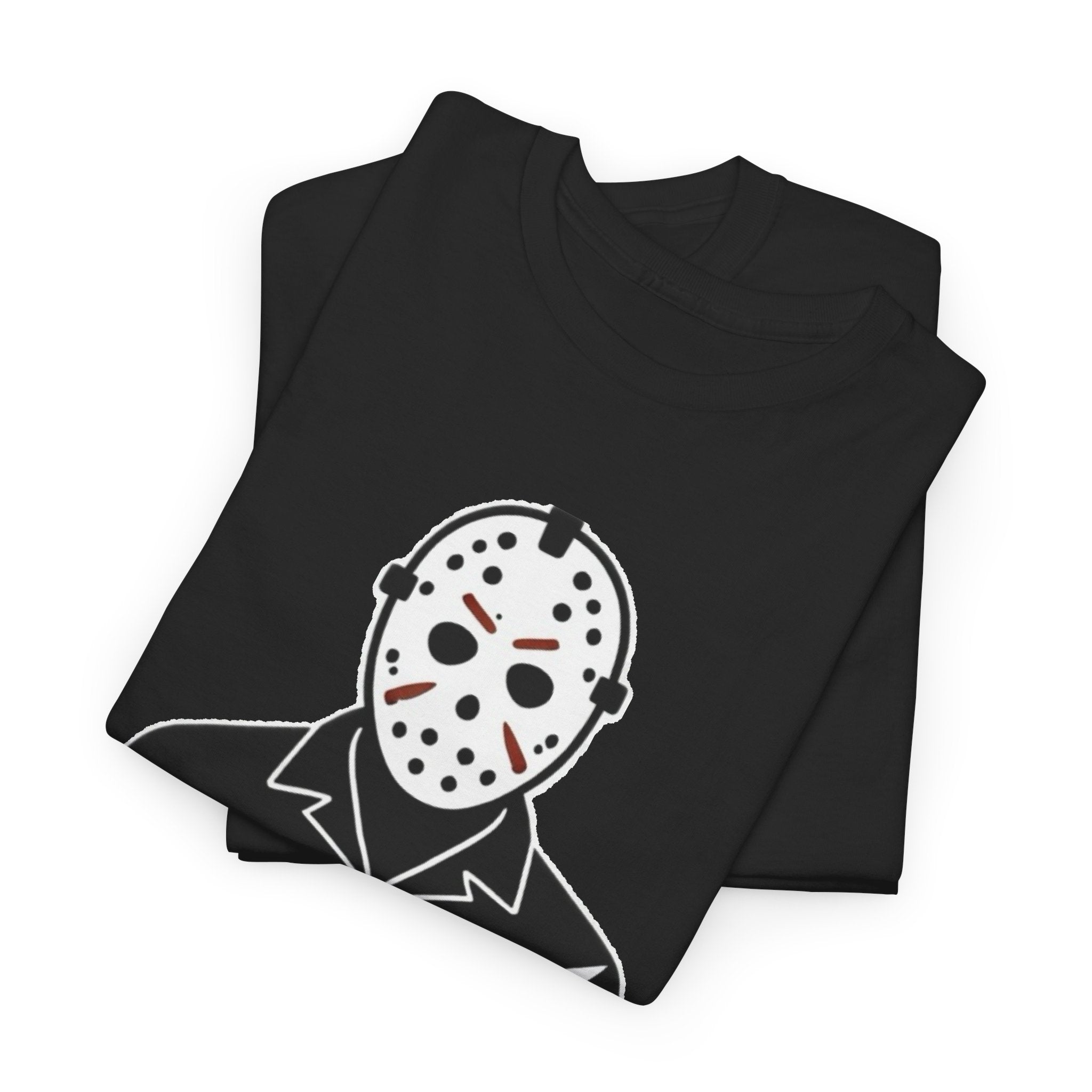 Hockey Mask Killer Tee — Retro Jason Voorhees Horror T-Shirt