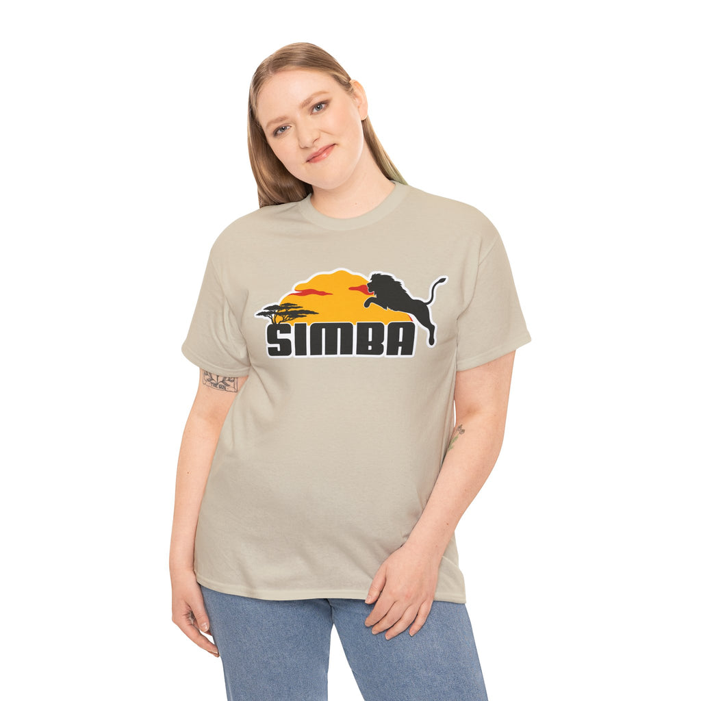 Simba Sunset Graphic Tee — Lion Silhouette Safari T-Shirt