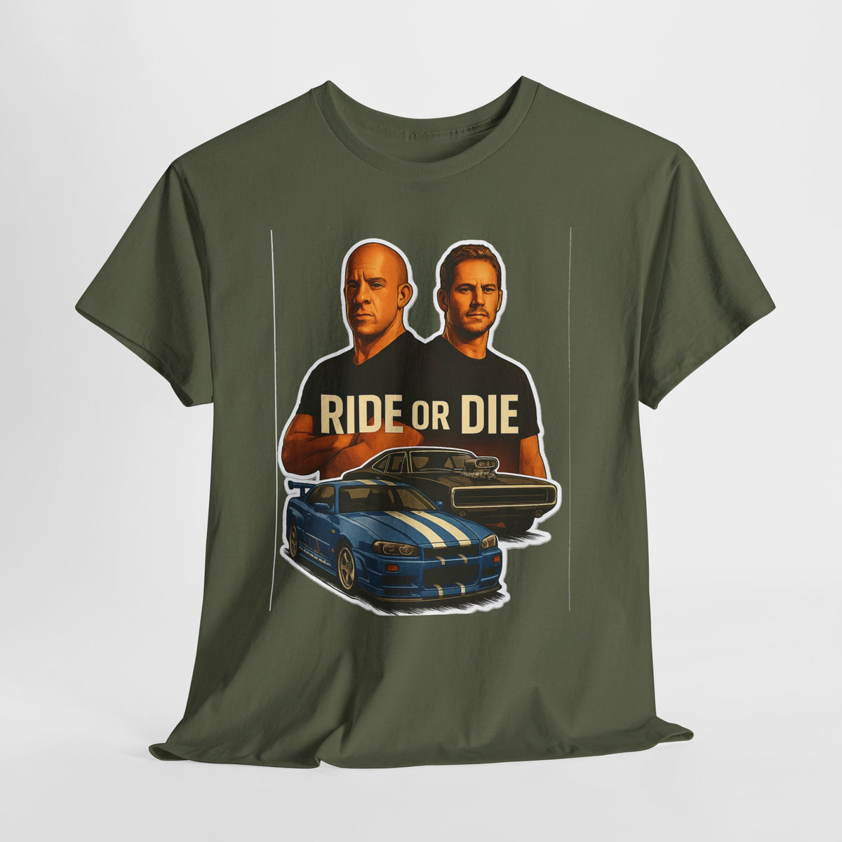 Ride or Die Street Racing Graphic Cotton Tee