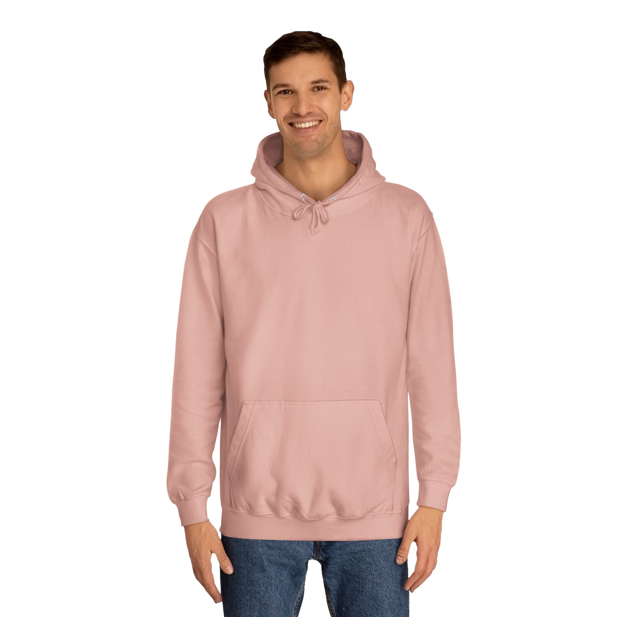 College Hoodie — Funny Grinch Quote "I Never Wish Death..." Graphic Hoodie