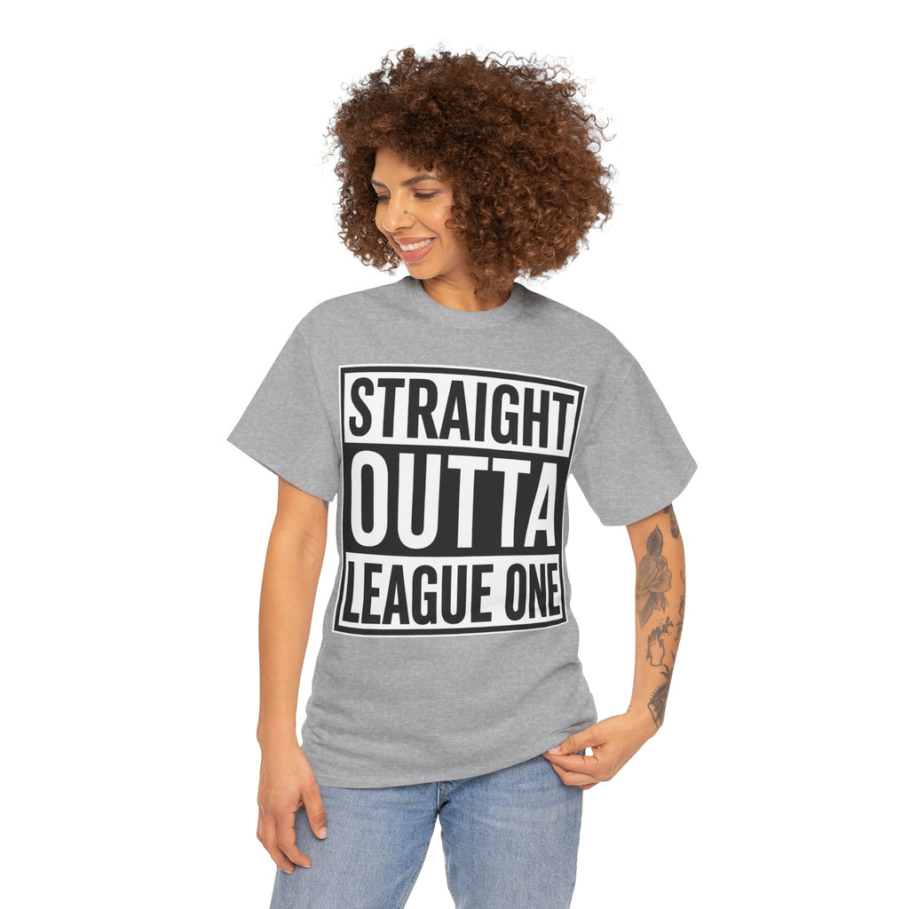 Straight Outta League One T‑Shirt — Football Fan Tee