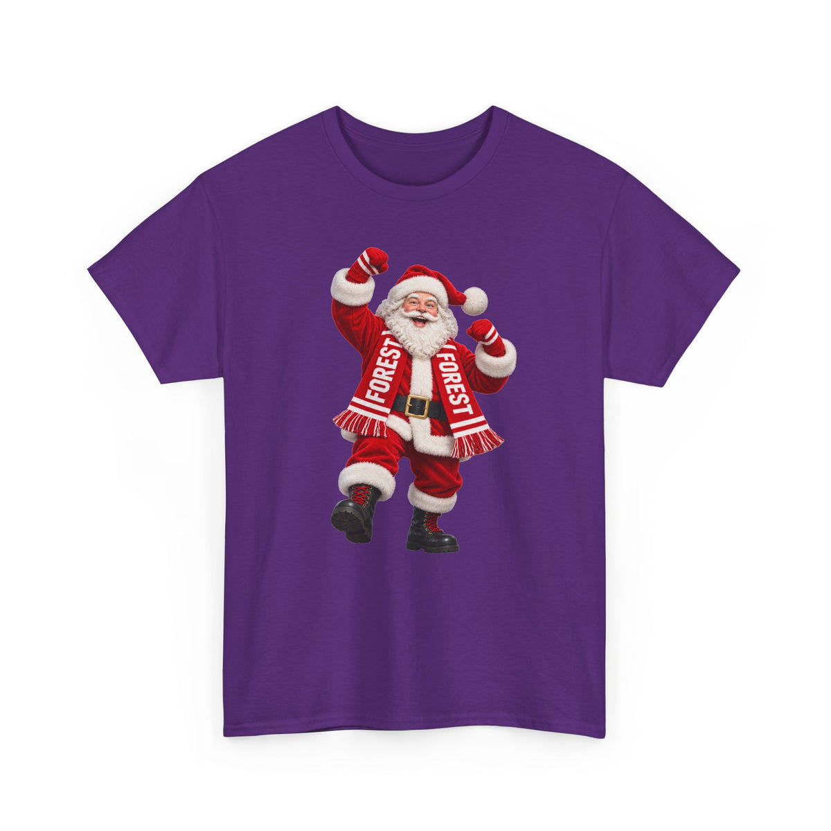 Nottingham Forest Santa Claus Dancing T‑Shirt — Vintage Christmas Holiday Tee