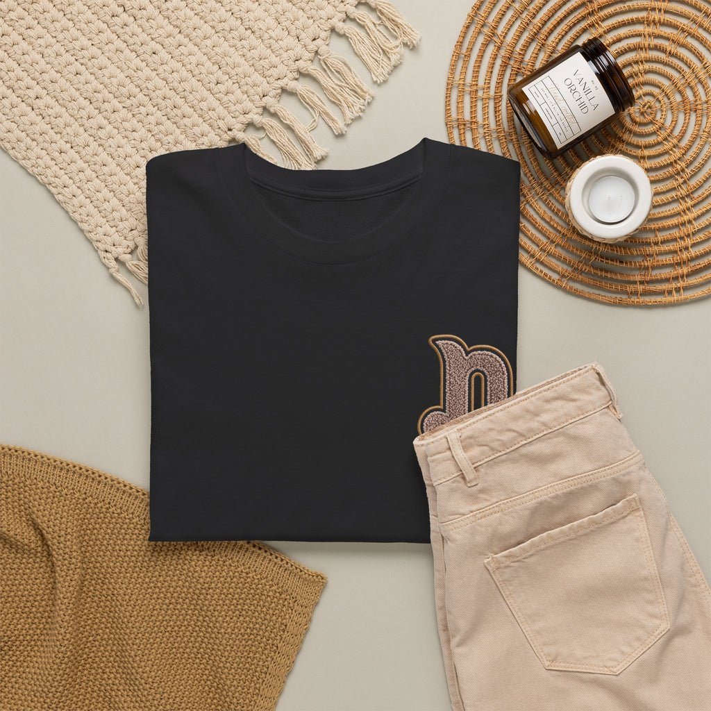 Retro 'p' Pep Inspired Manchester City Cotton Tee — Vintage Brown Monogram T-Shirt