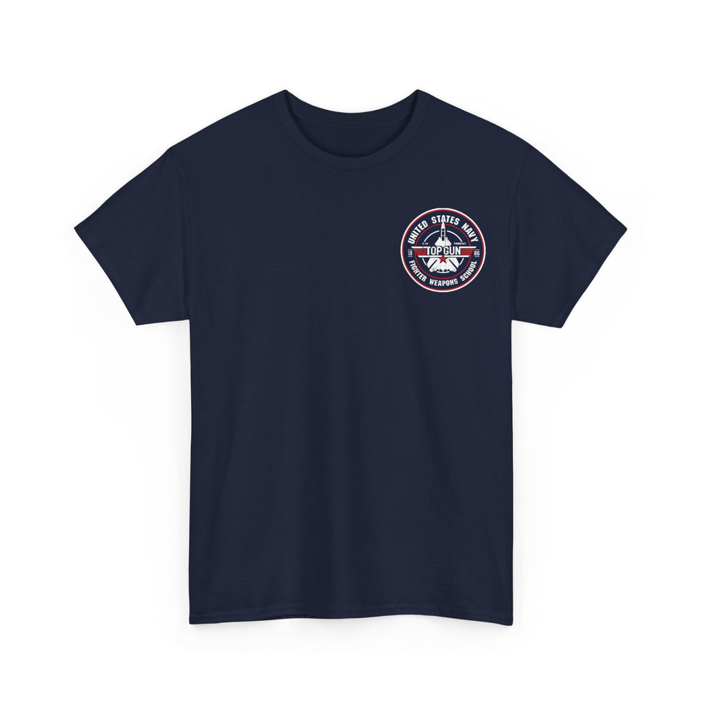 US Navy Top Gun School T-Shirt — 'High Speed' Vintage Cotton T-Shirt