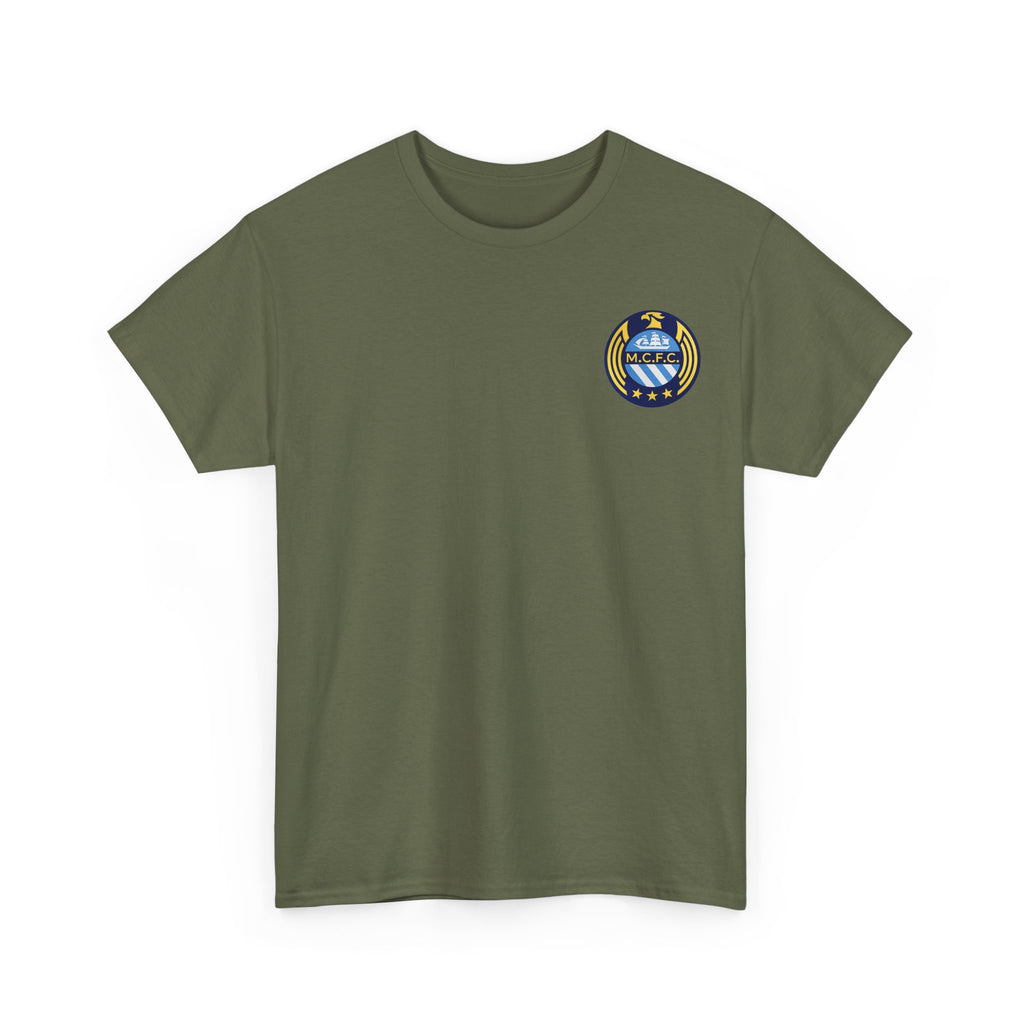 MCFC Unofficial Crest / Badge Tee — Nautical Compass Emblem Shirt