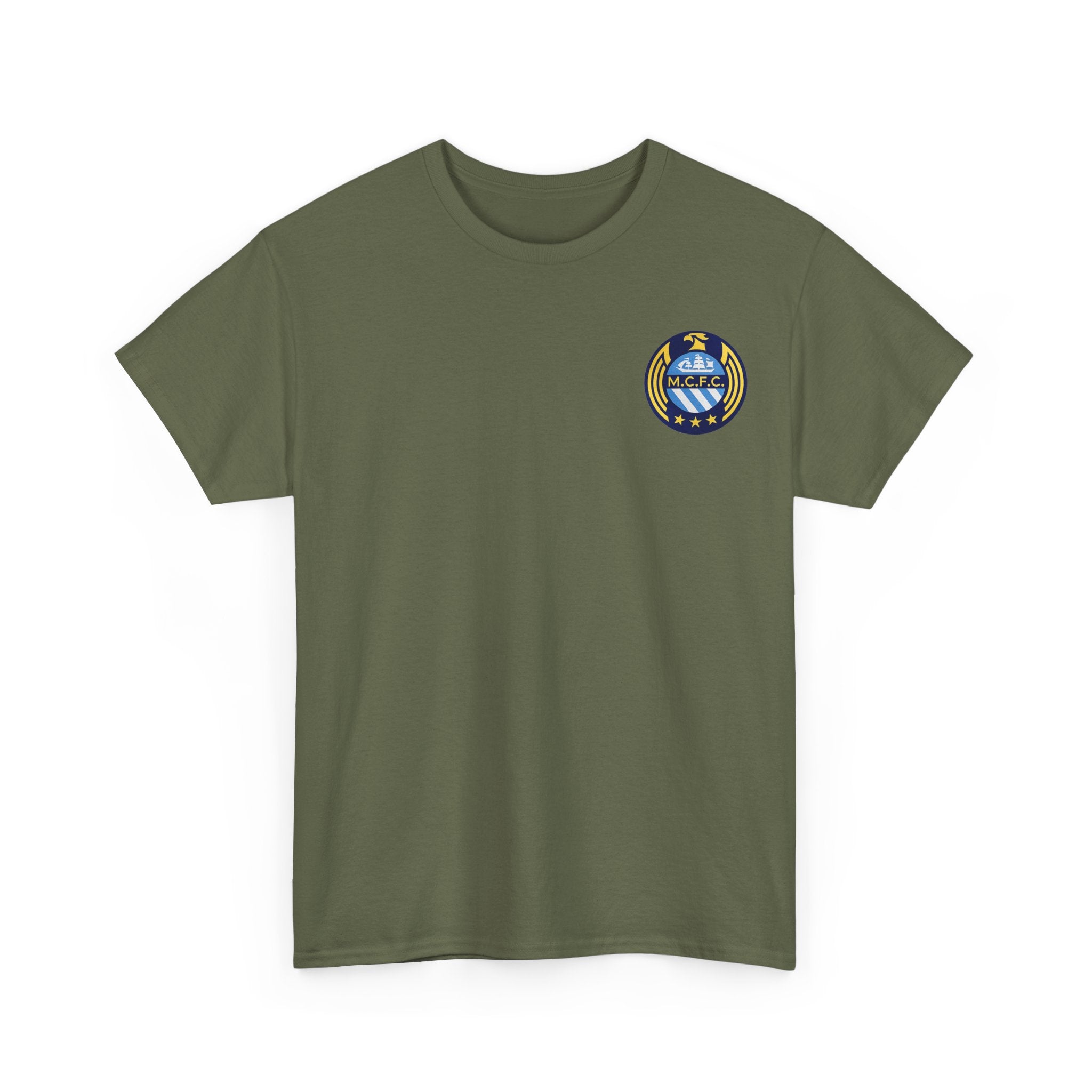 MCFC Unofficial Crest / Badge Tee — Nautical Compass Emblem Shirt