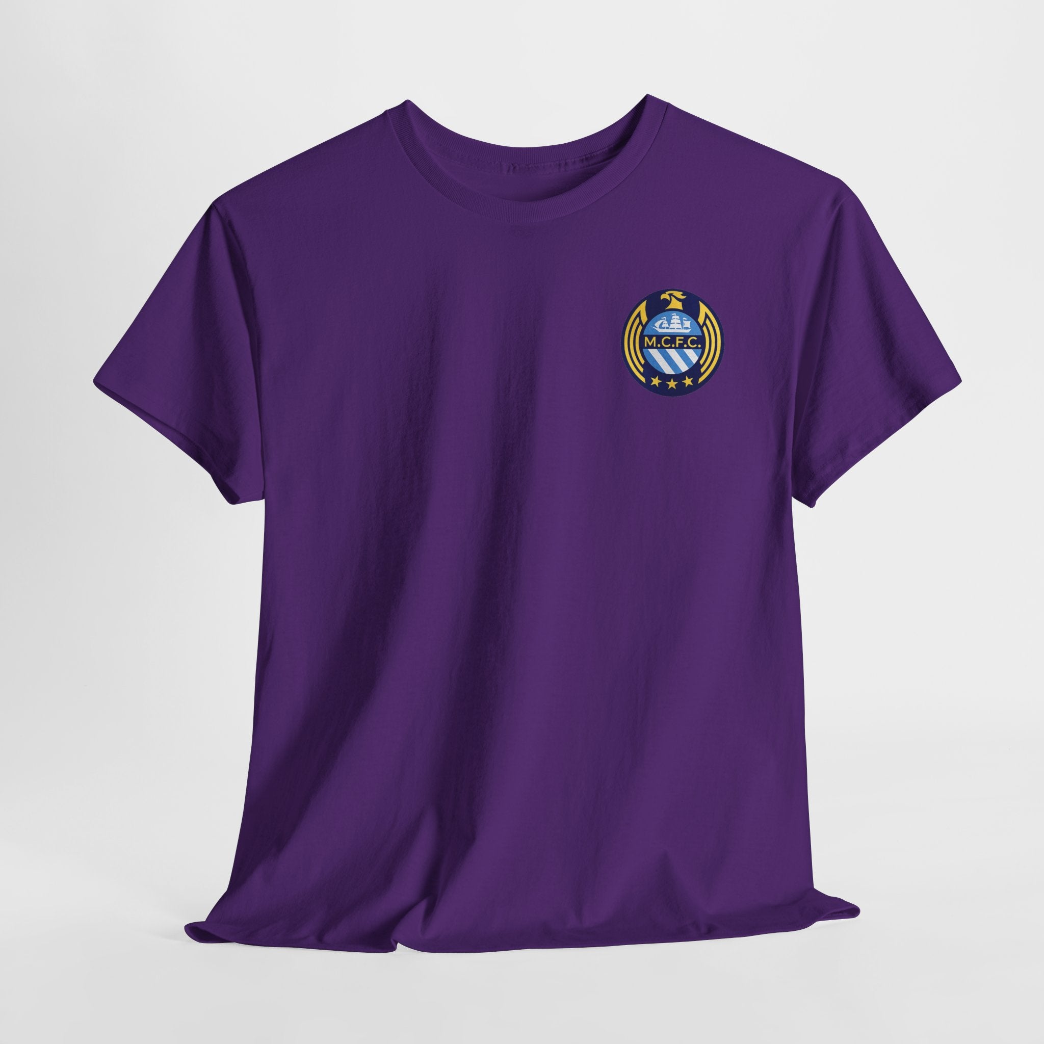 MCFC Unofficial Crest / Badge Tee — Nautical Compass Emblem Shirt