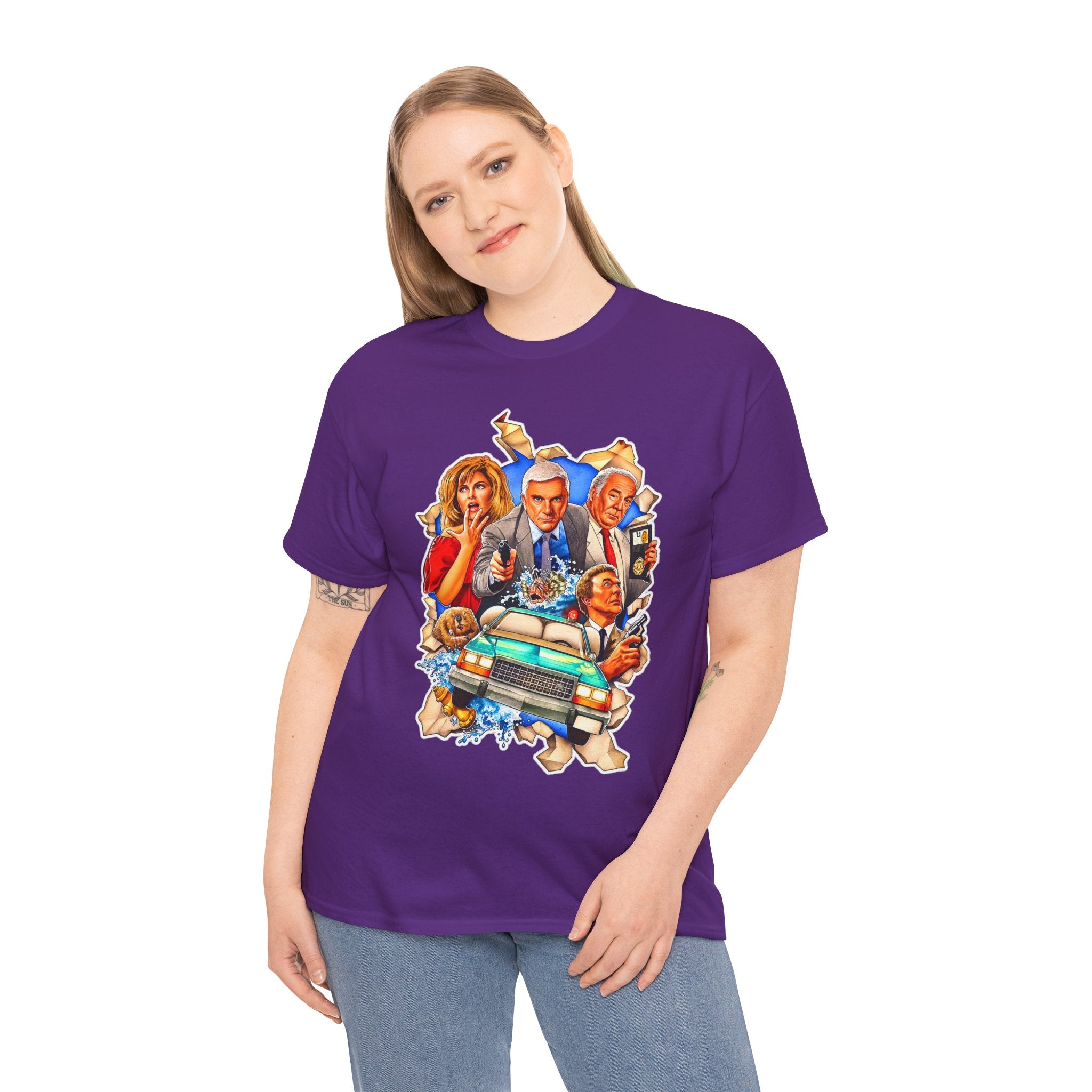 The Naked Gun / Police Squad Crime Comedy Movie Poster Cotton T-Shirt