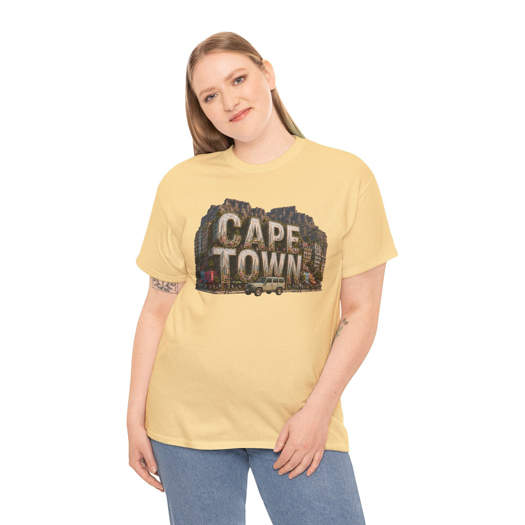 Cape Town Vintage Photo Tee — South Africa Travel Souvenir T-Shirt