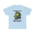 Reaper Witch Graphic Tee — "I Always Find Shit Out. I Might Not Say It Right Away, But I Know."