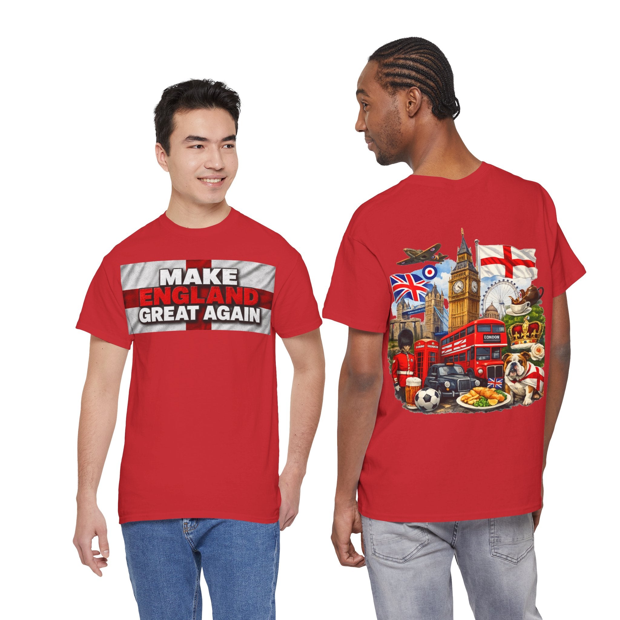 England Pride T-Shirt — "Make England Great Again" Graphic Tee