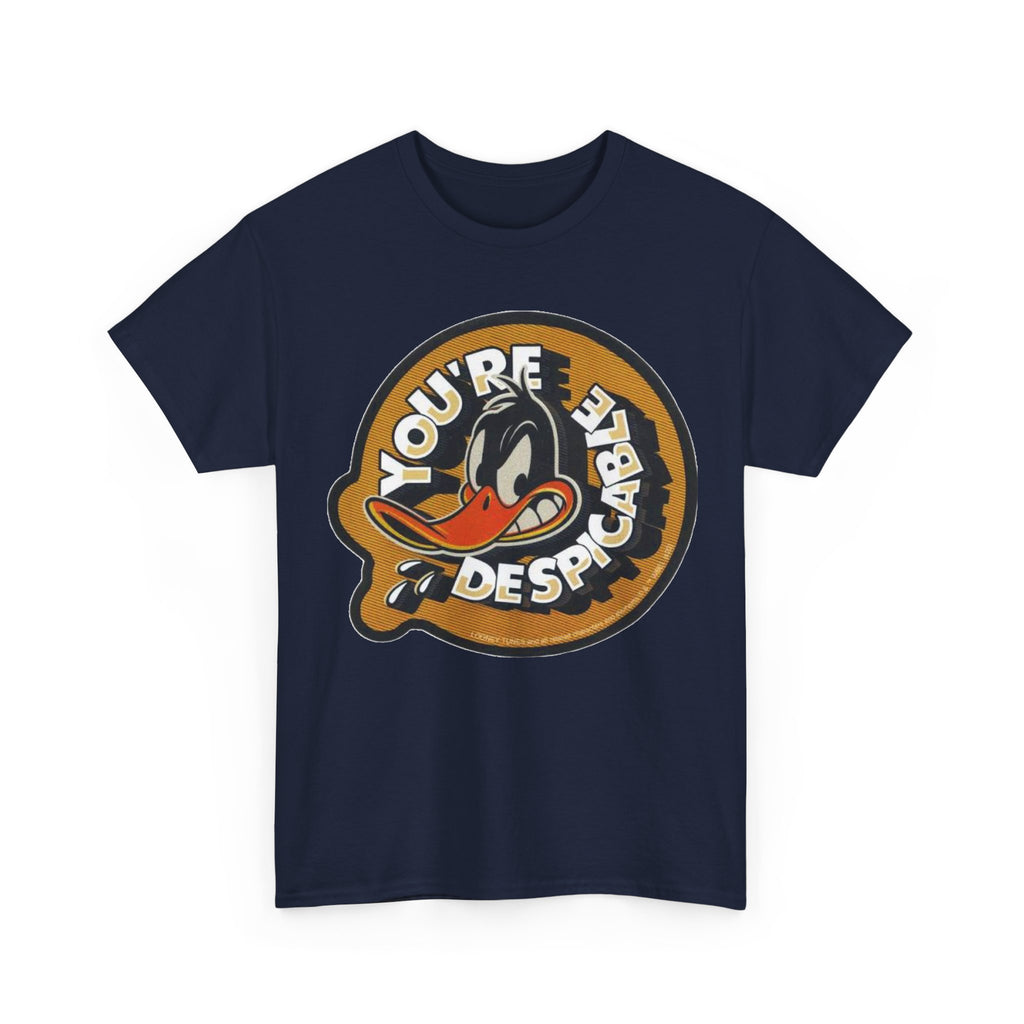 Vintage Daffy Duck Graphic Tee — “You're Despicable” Retro Cartoon Shirt