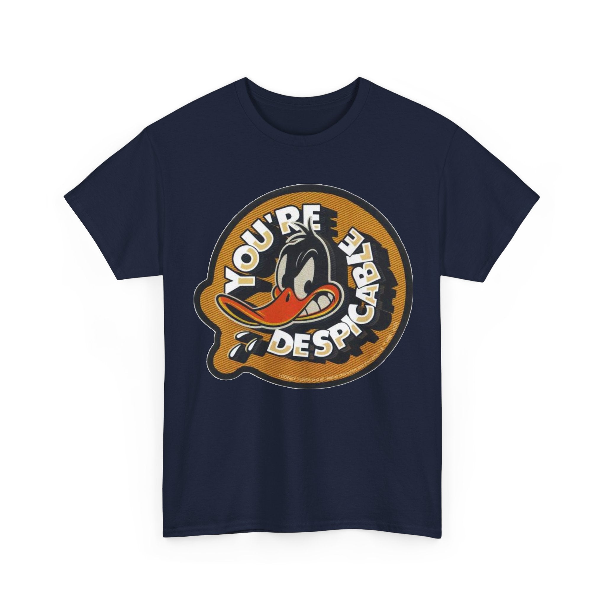 Vintage Daffy Duck Graphic Tee — “You're Despicable” Retro Cartoon Shirt