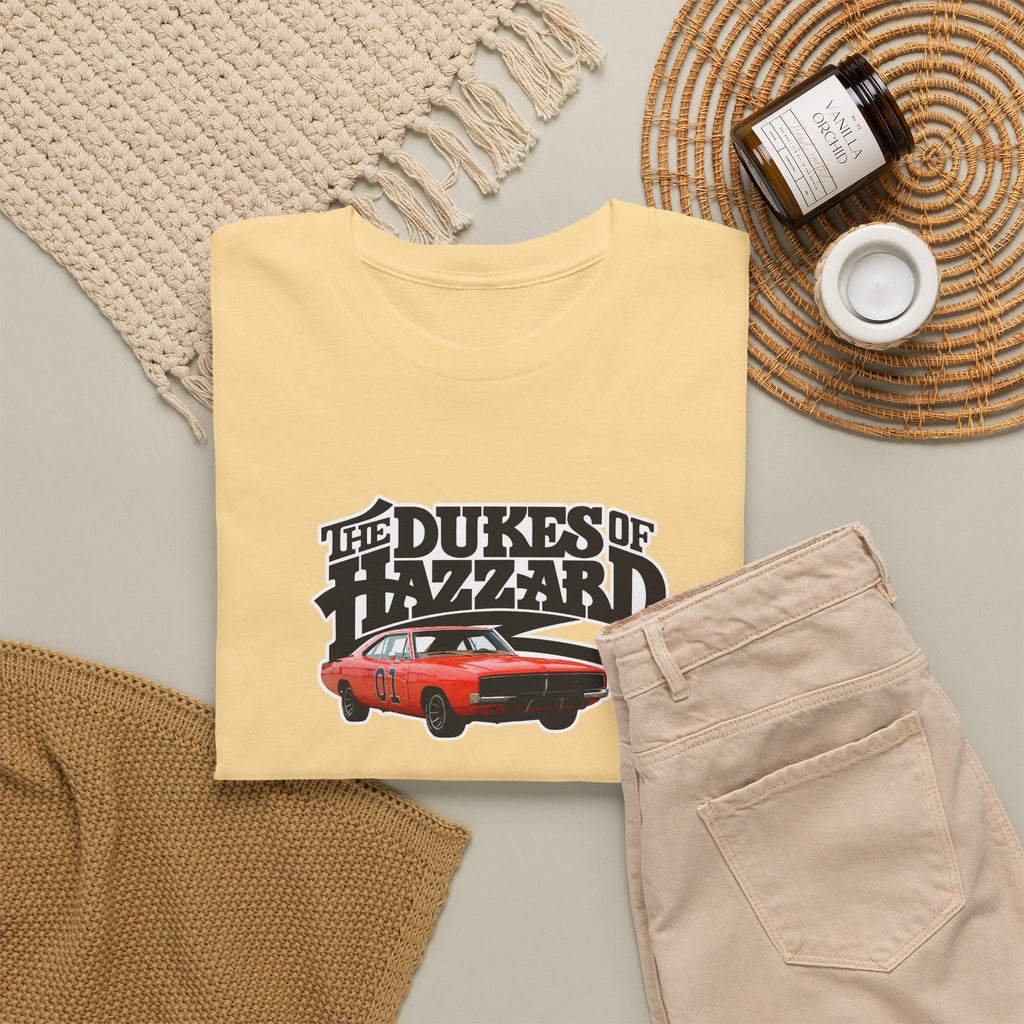 Dukes of Hazzard Charger Graphic Tee — Classic Retro TV Car Shirt