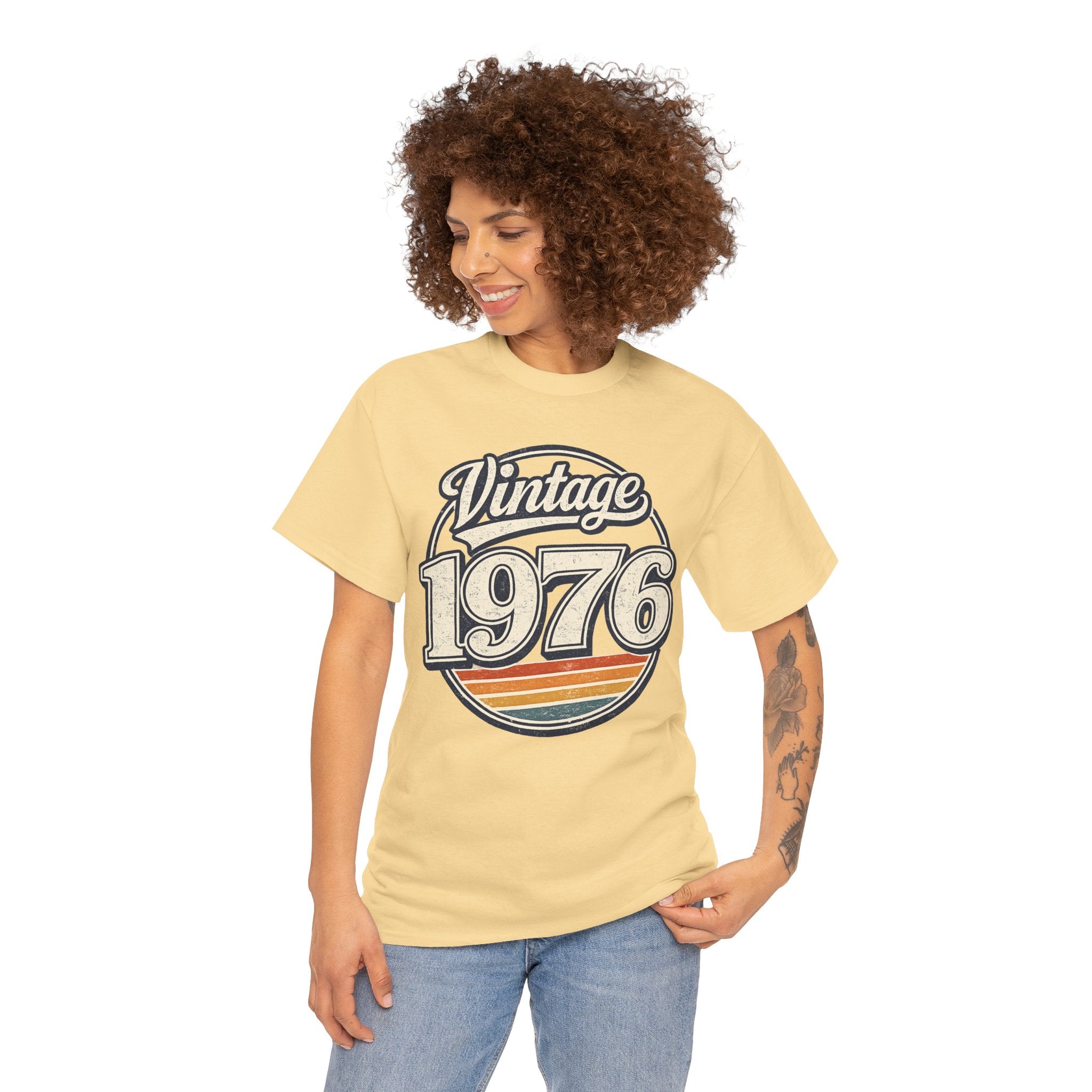 Vintage 1976 Retro Birthday Tee