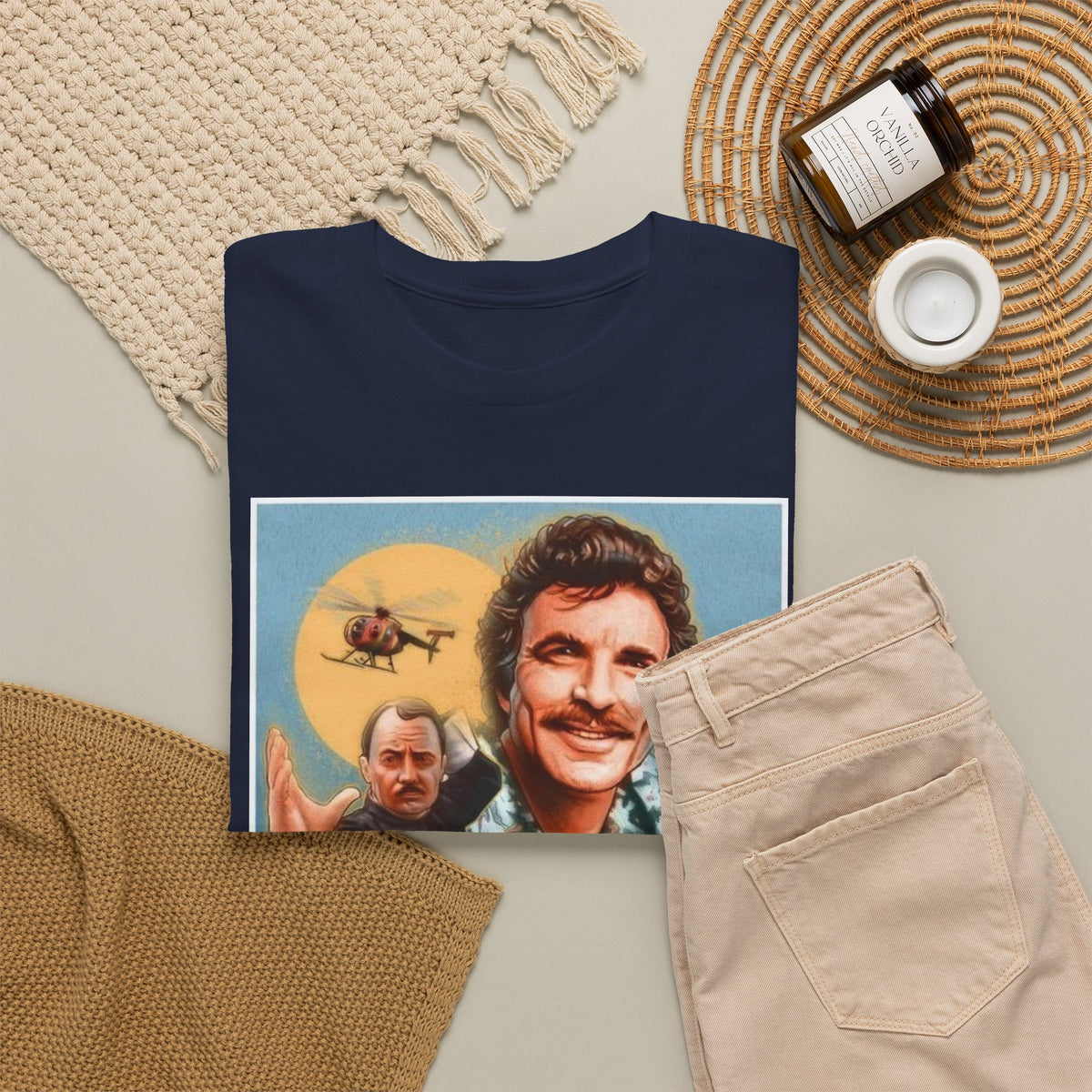 Magnum, P.I. Retro TV Show Inspired Cotton T-Shirt