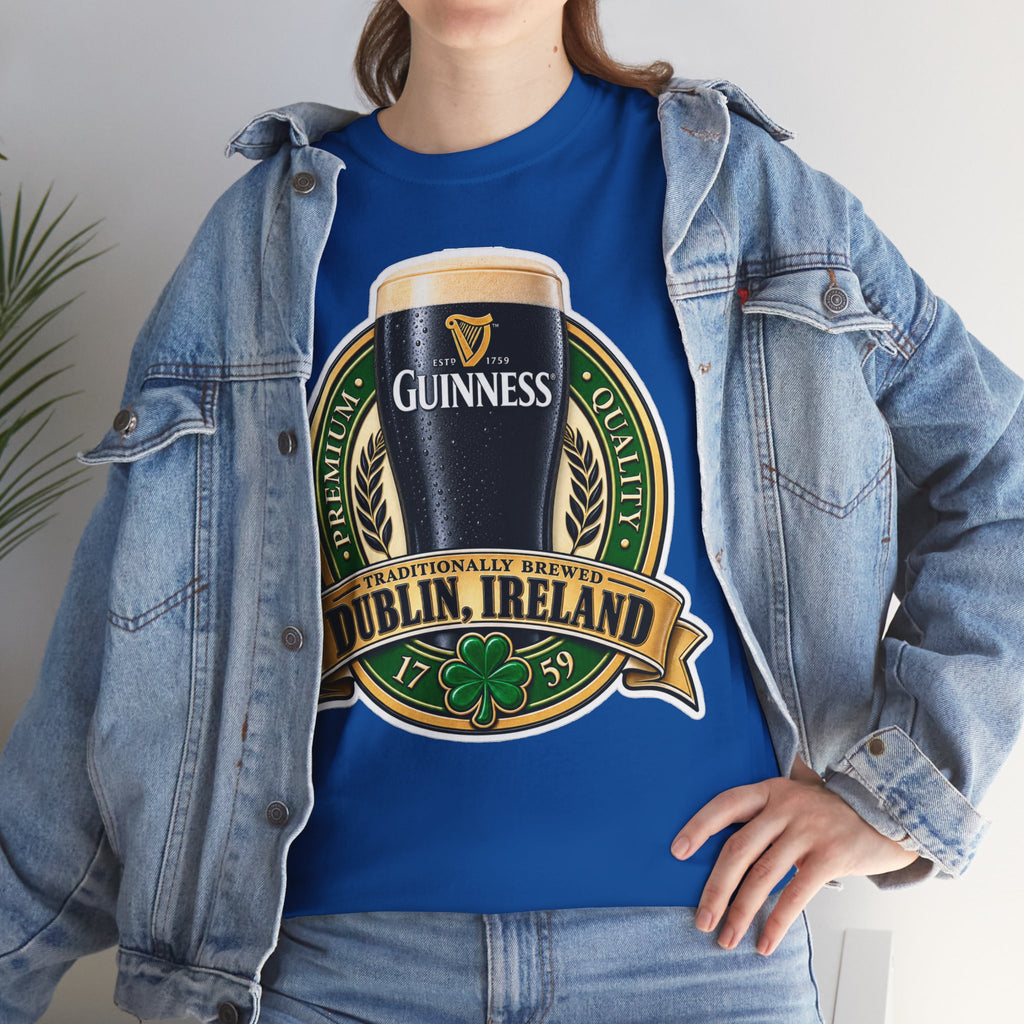 Guinness Dublin Ireland Graphic Cotton T-Shirt