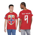 Norway Football Tee — "Braut Haaland" #9 Fan Shirt