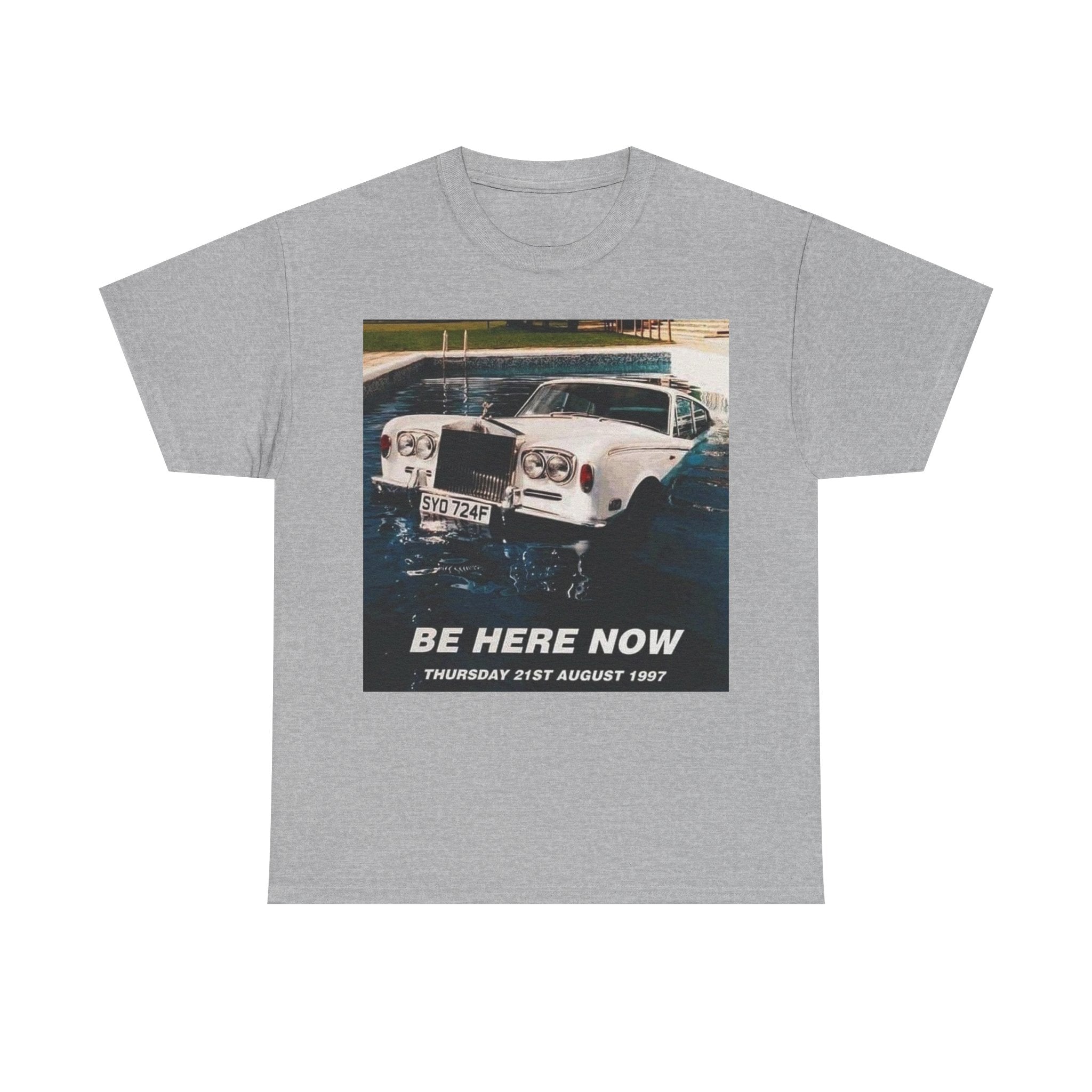 Oasis Be Here Now Vintage Graphic Tee — Retro Aesthetic T‑Shirt (Thursday 21st August 1997)