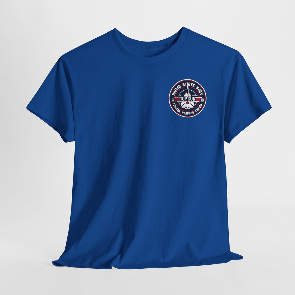 US Navy Top Gun School T-Shirt — 'High Speed' Vintage Cotton T-Shirt