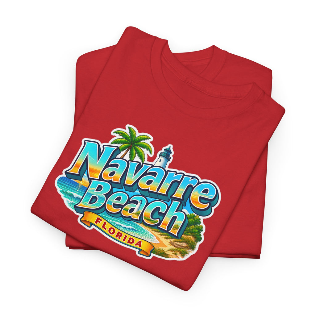 Navarre Beach Florida T-Shirt – Retro Tropical Vacation Tee
