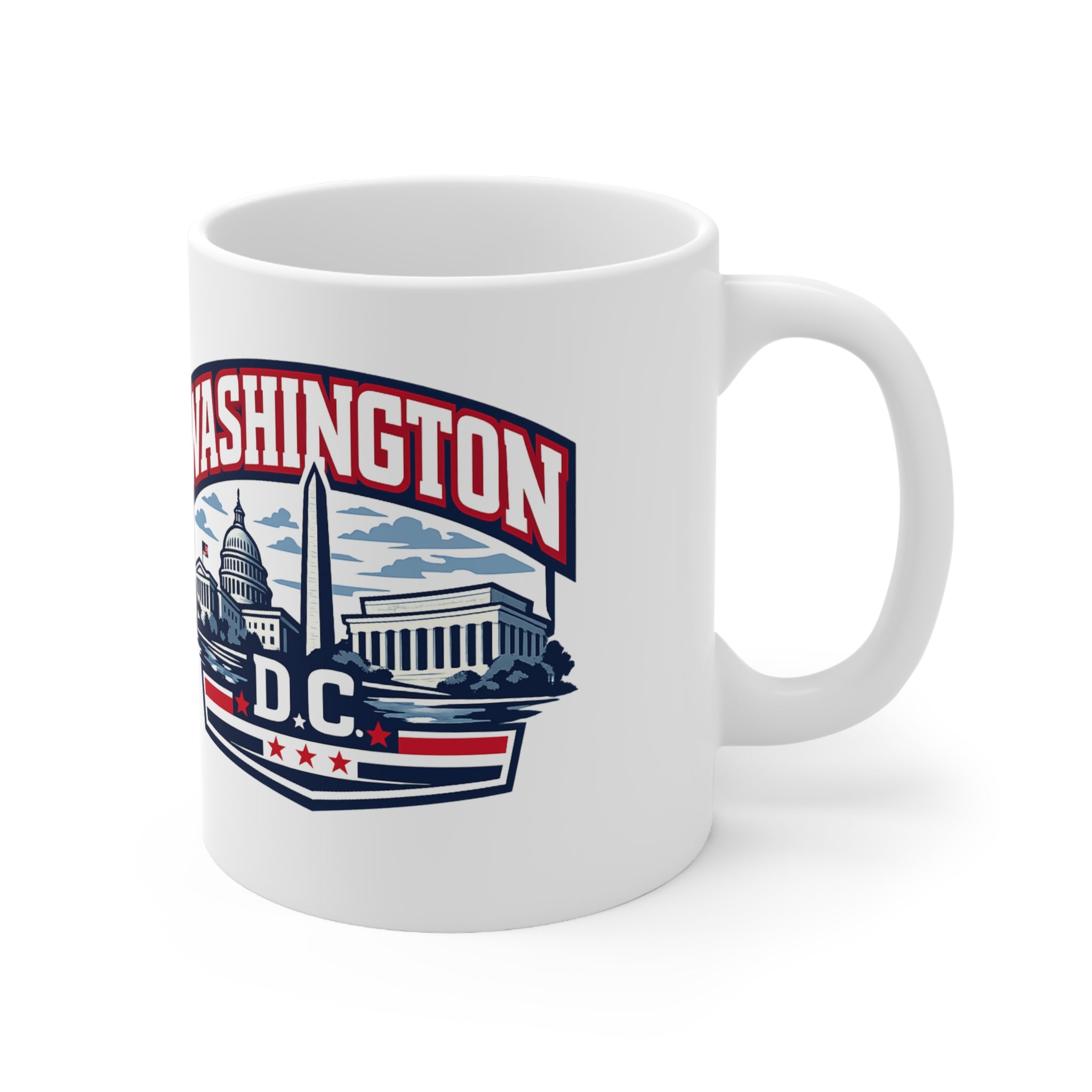 Washington DC Ceramic Coffee Cups, 11oz, 15oz