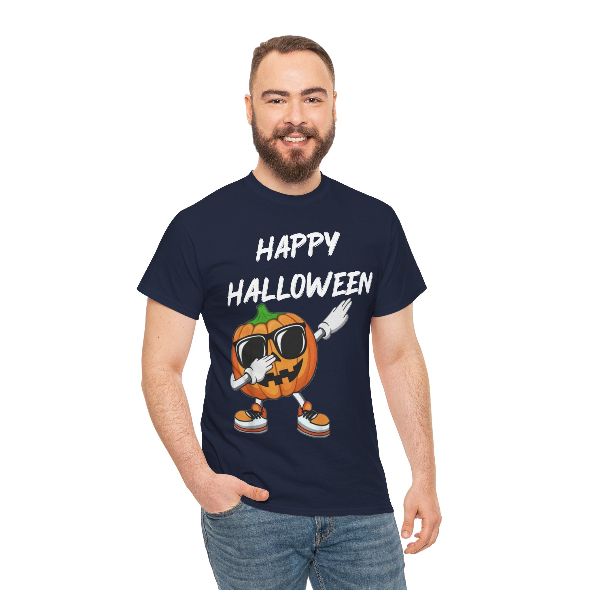 Happy Halloween Dabbing Pumpkin Tee