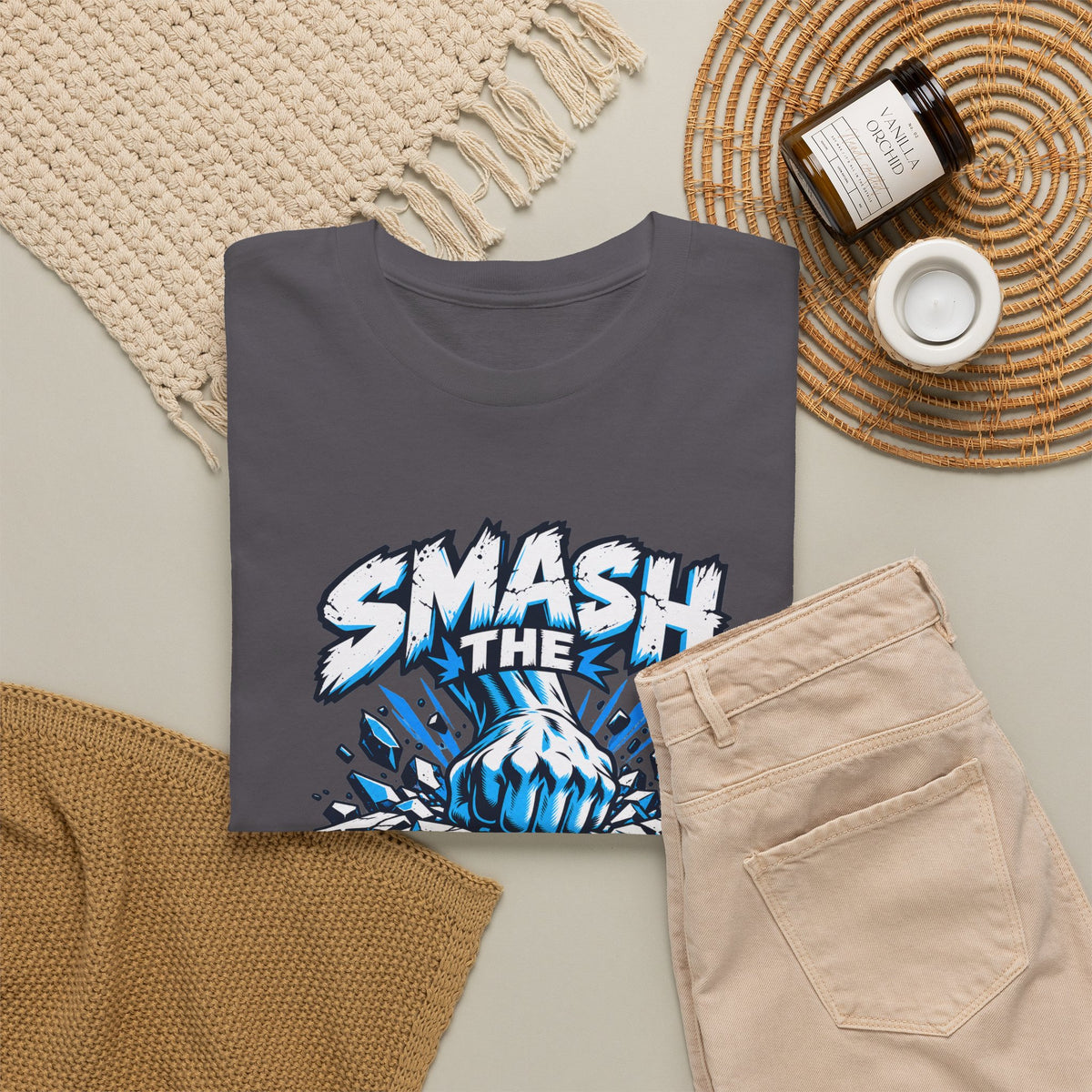 Smash the Red Cartel Unisex Heavy Cotton T-Shirt / Tee