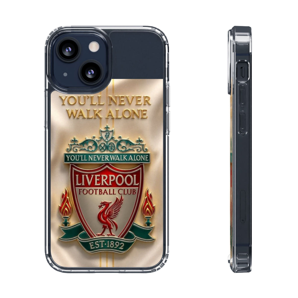 Liverpool FC 'You'll Never Walk Alone' Clear Phone Case