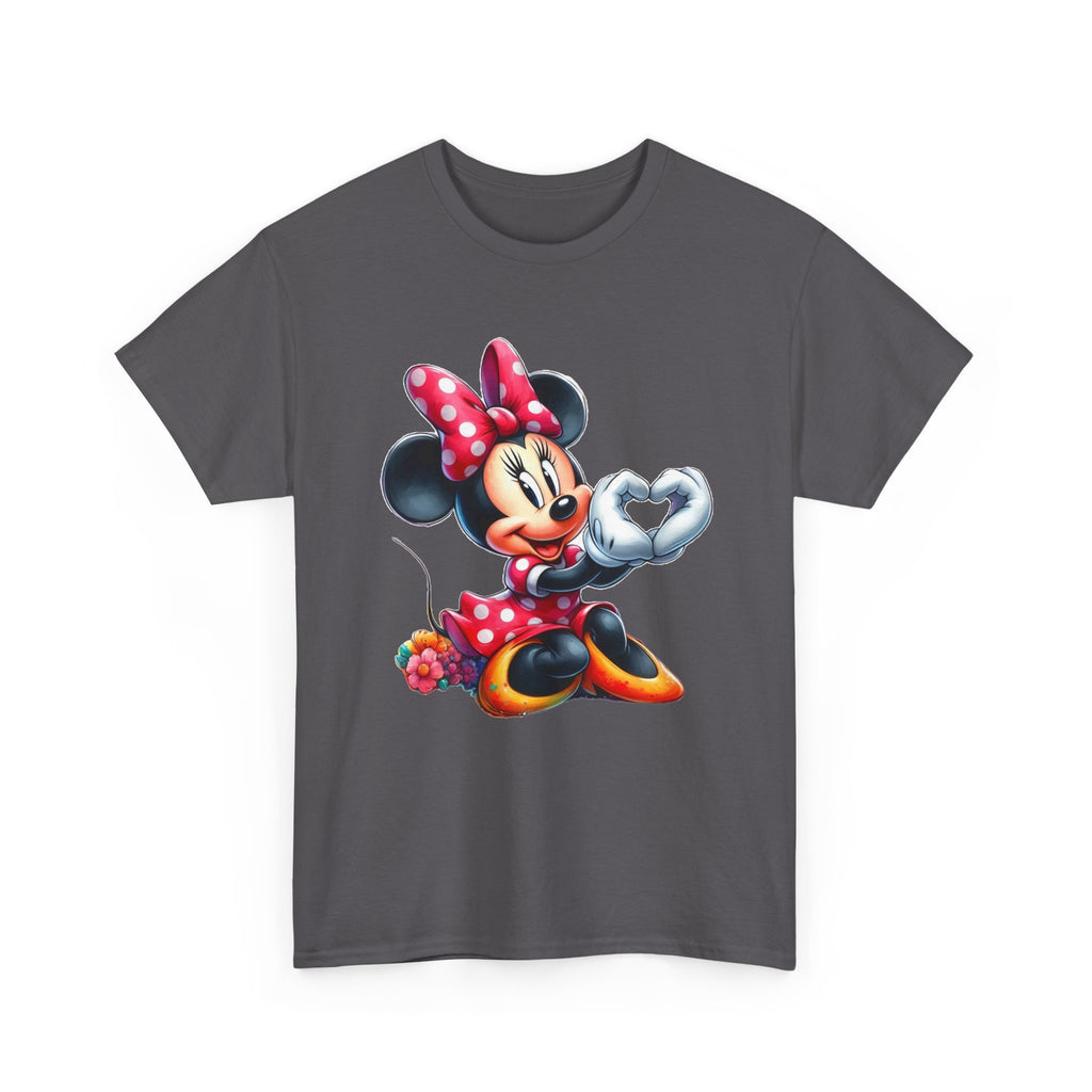 Minnie Mouse Character Heart Graphic Tee