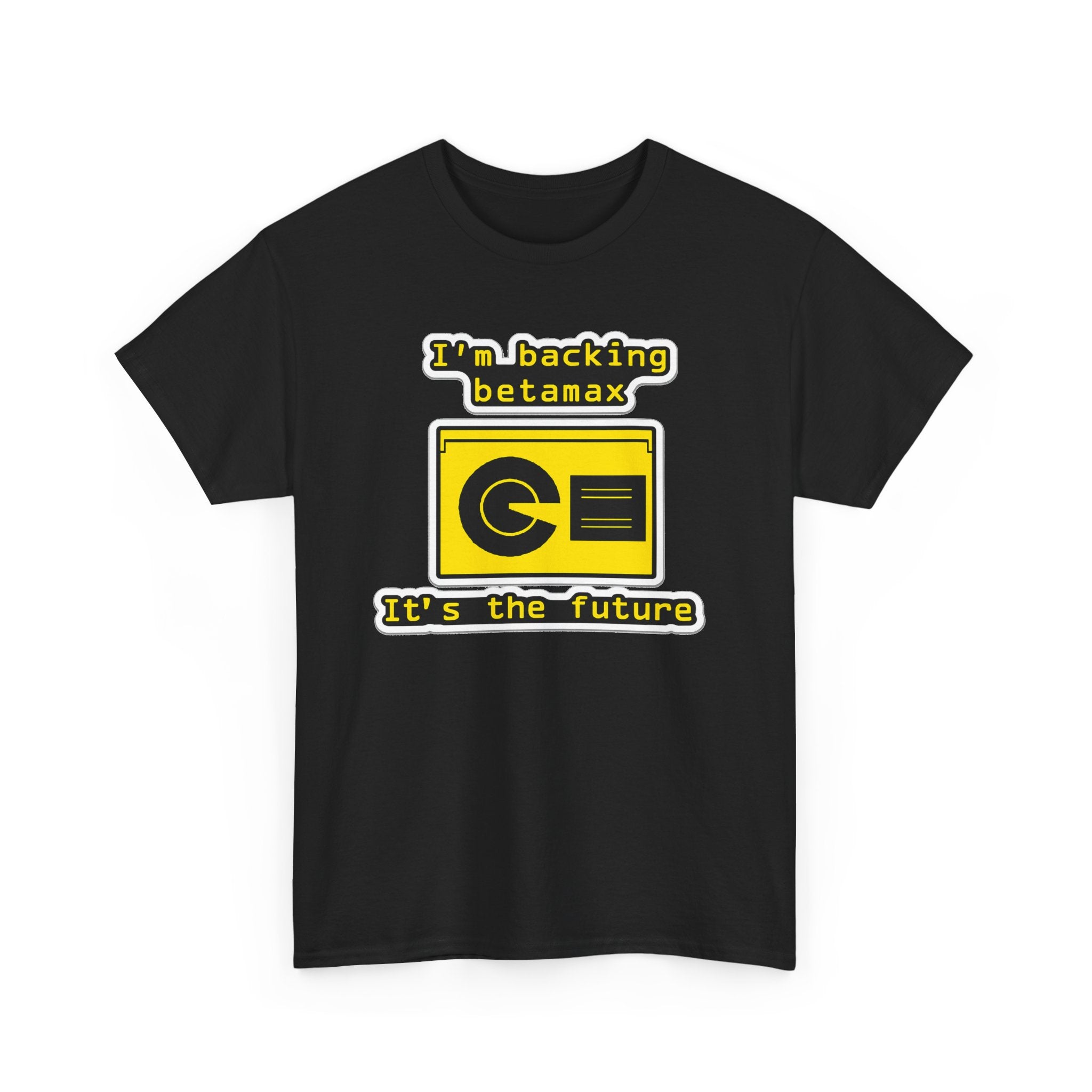Betamax Retro Tee — "I’m backing betamax, it’s the future" Vintage Cassette T-Shirt