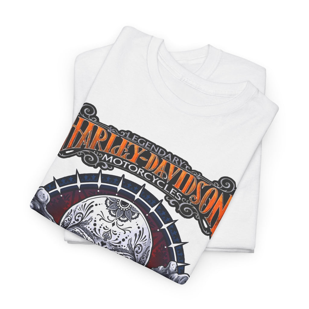 Harley-Davidson Skull Logo Cotton T‑Shirt